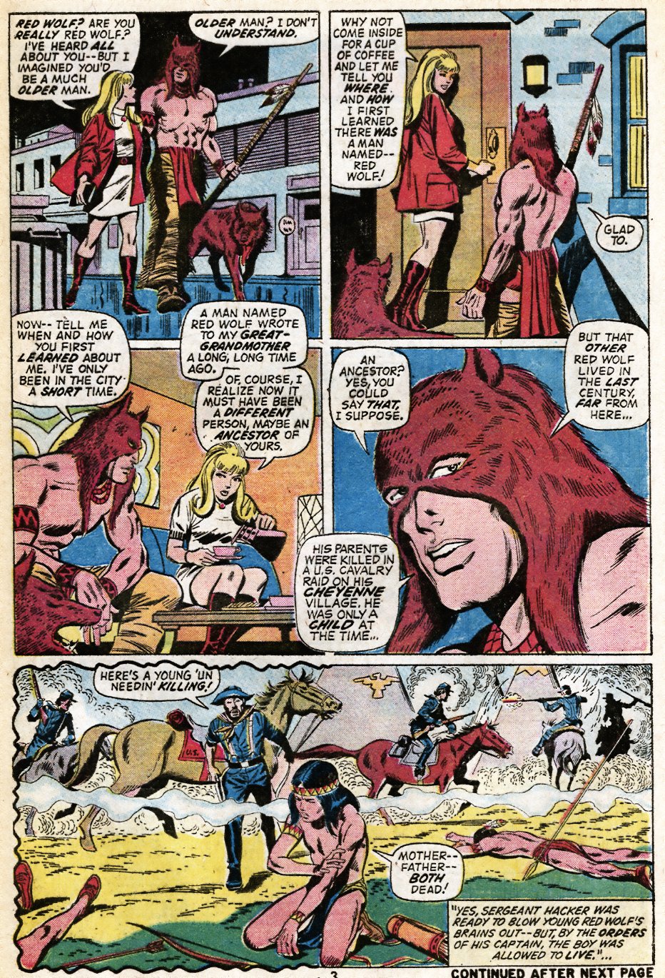 Read online Red Wolf (1972) comic -  Issue #7 - 4