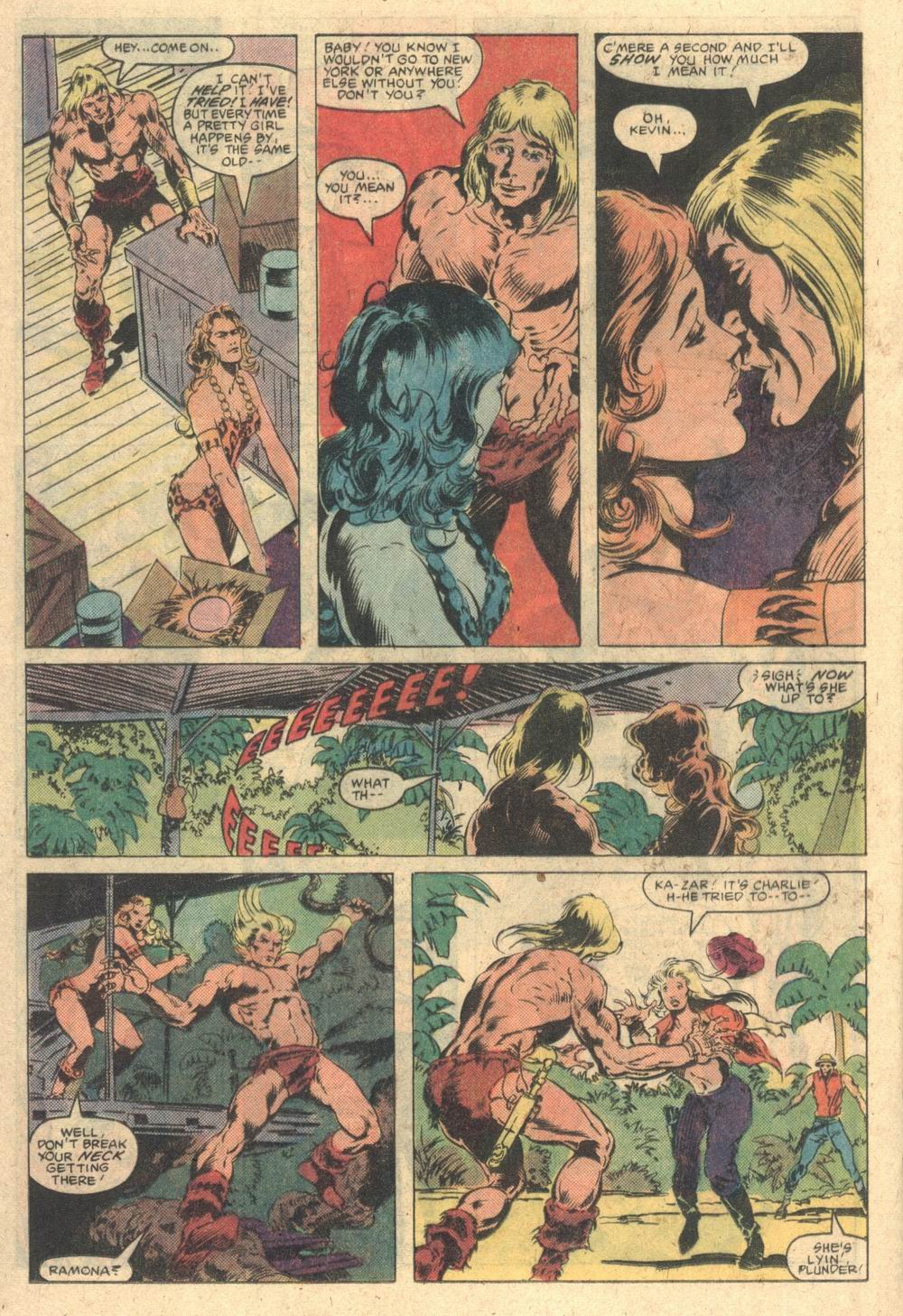 Read online Ka-Zar the Savage comic -  Issue #18 - 19