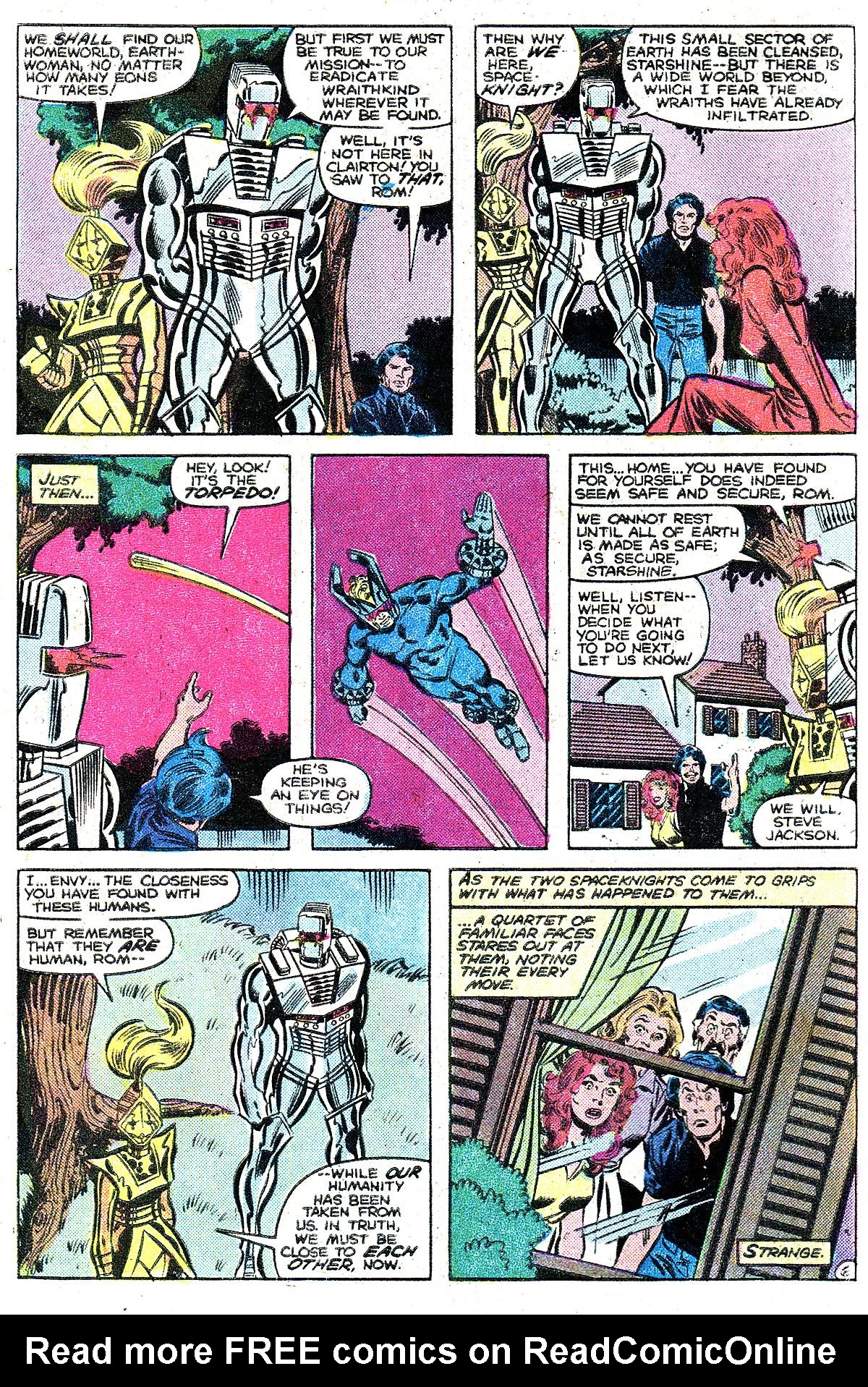 Read online ROM (1979) comic -  Issue #28 - 7