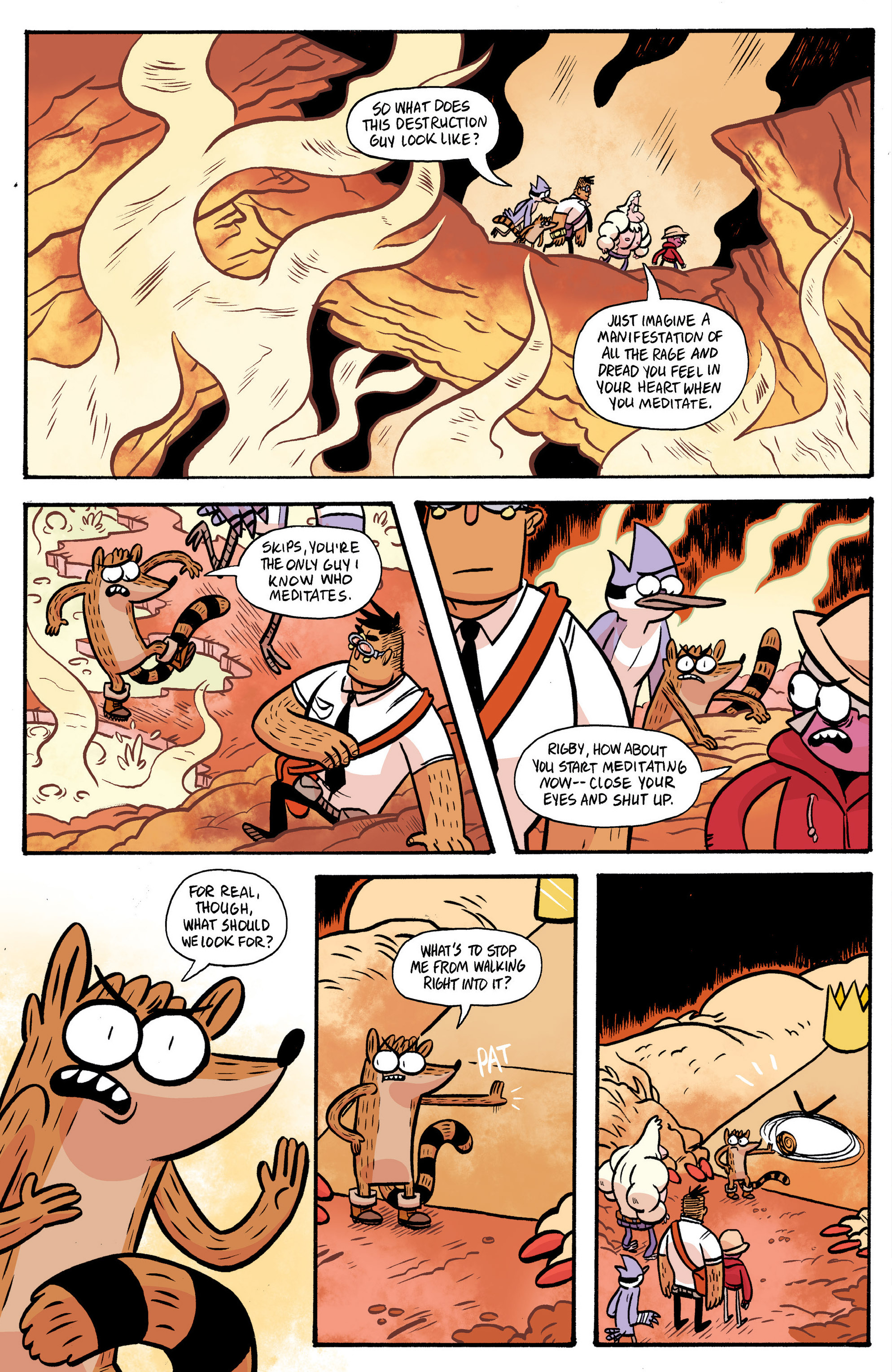 Read online Regular Show: Skips comic -  Issue #6 - 10