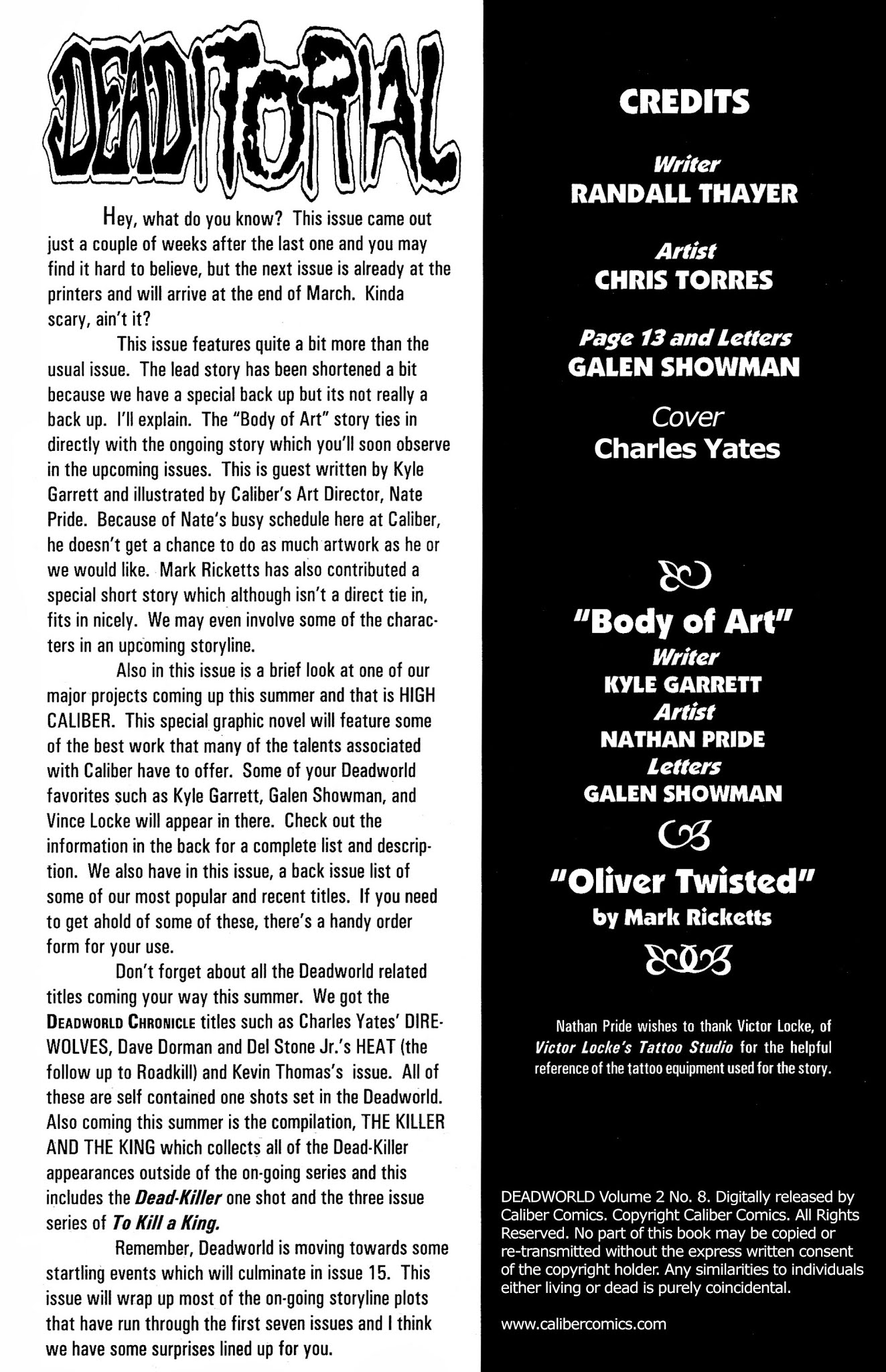 Read online Deadworld (1993) comic -  Issue #8 - 2