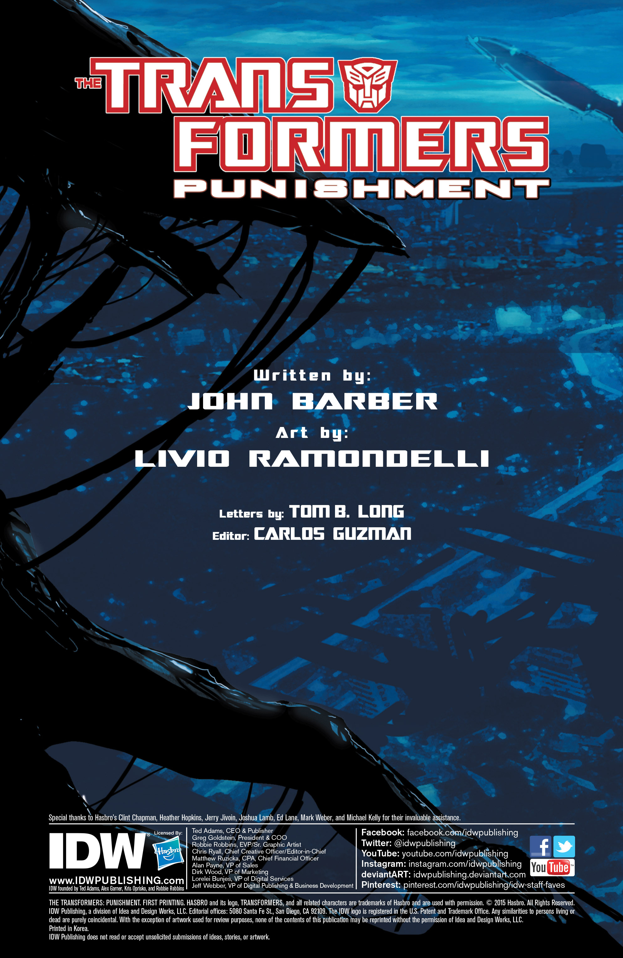 Read online The Transformers: Punishment comic -  Issue # Full - 2