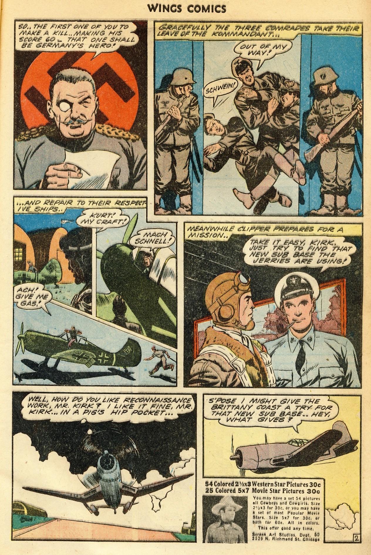 Read online Wings Comics comic -  Issue #44 - 45