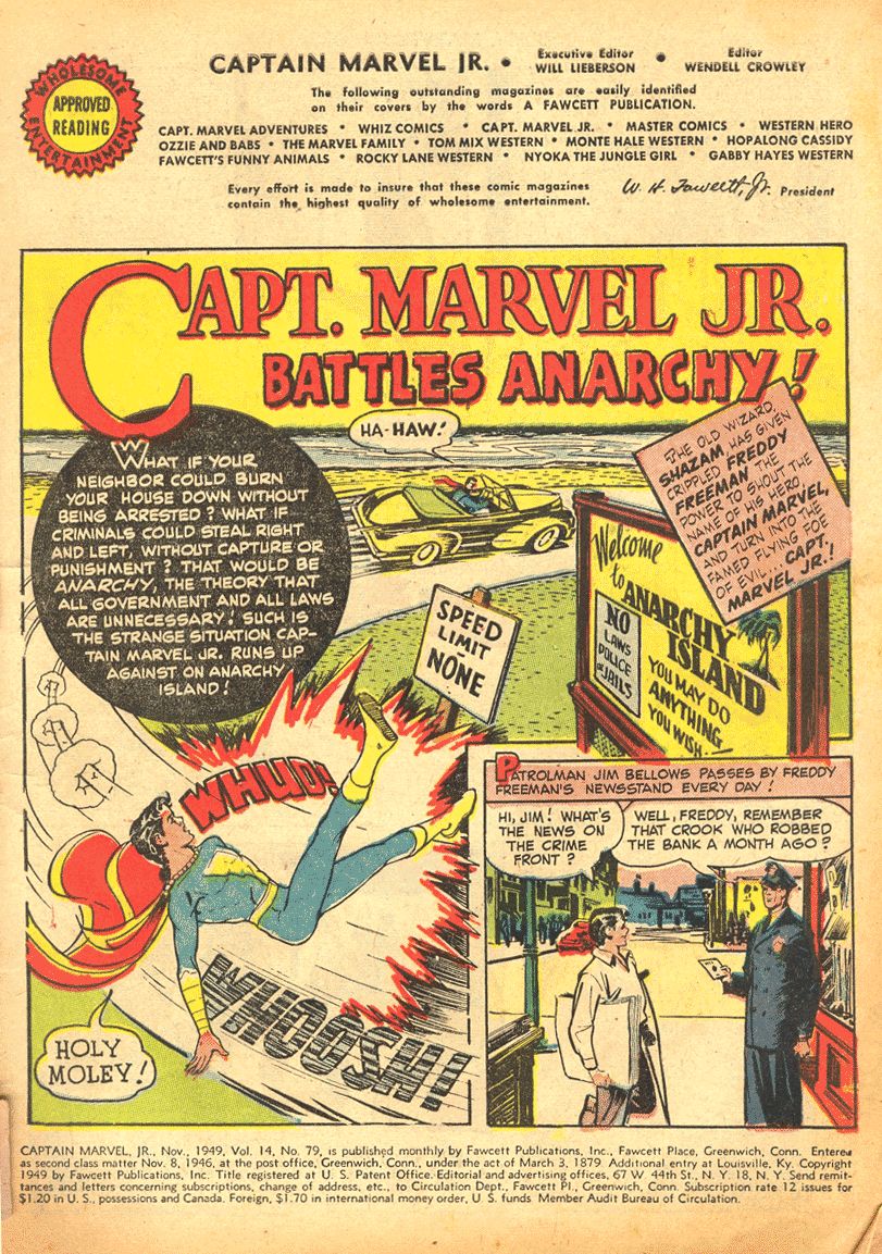 Read online Captain Marvel, Jr. comic -  Issue #79 - 2