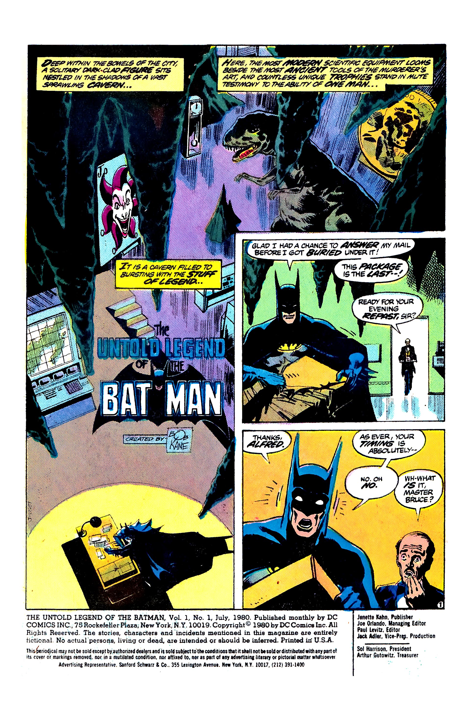 Read online Untold Legend of the Batman comic -  Issue #1 - 3