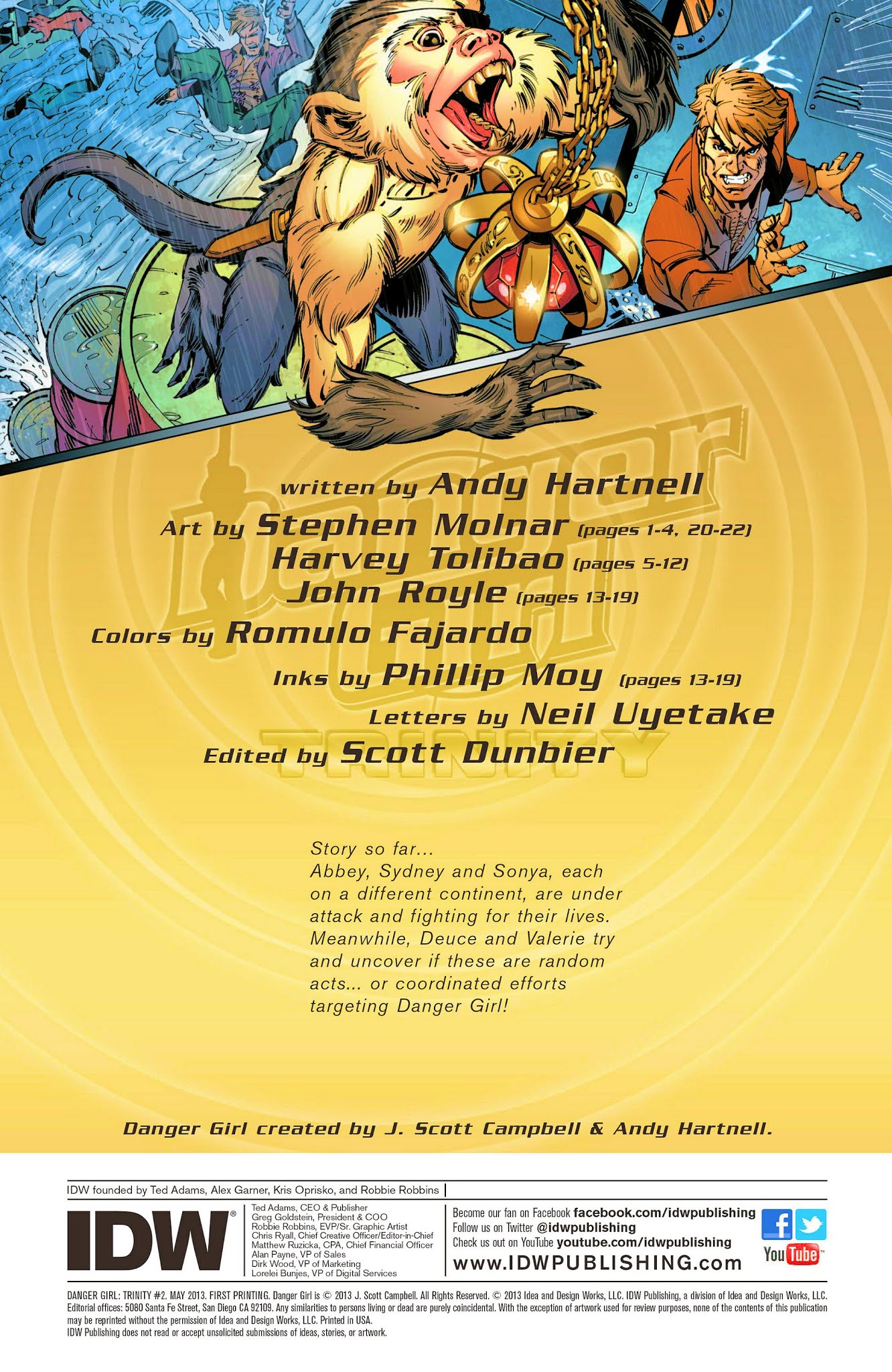 Read online Danger Girl: Trinity comic -  Issue #2 - 2