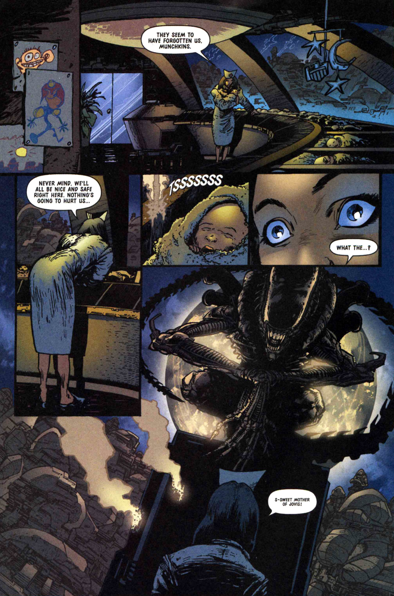 Read online Judge Dredd Vs. Aliens:  Incubus comic -  Issue #2 - 12