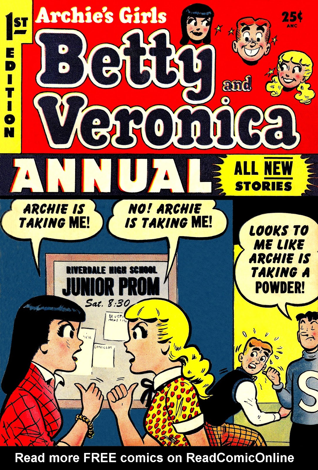 Archie's Girls Betty and Veronica issue Annual 1 - Page 1