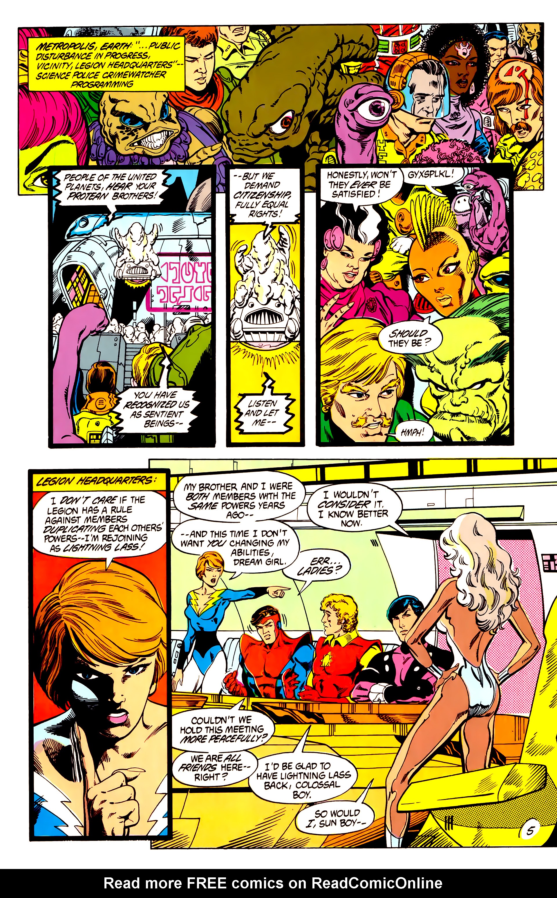 Legion of Super-Heroes (1984) 7 Page 6