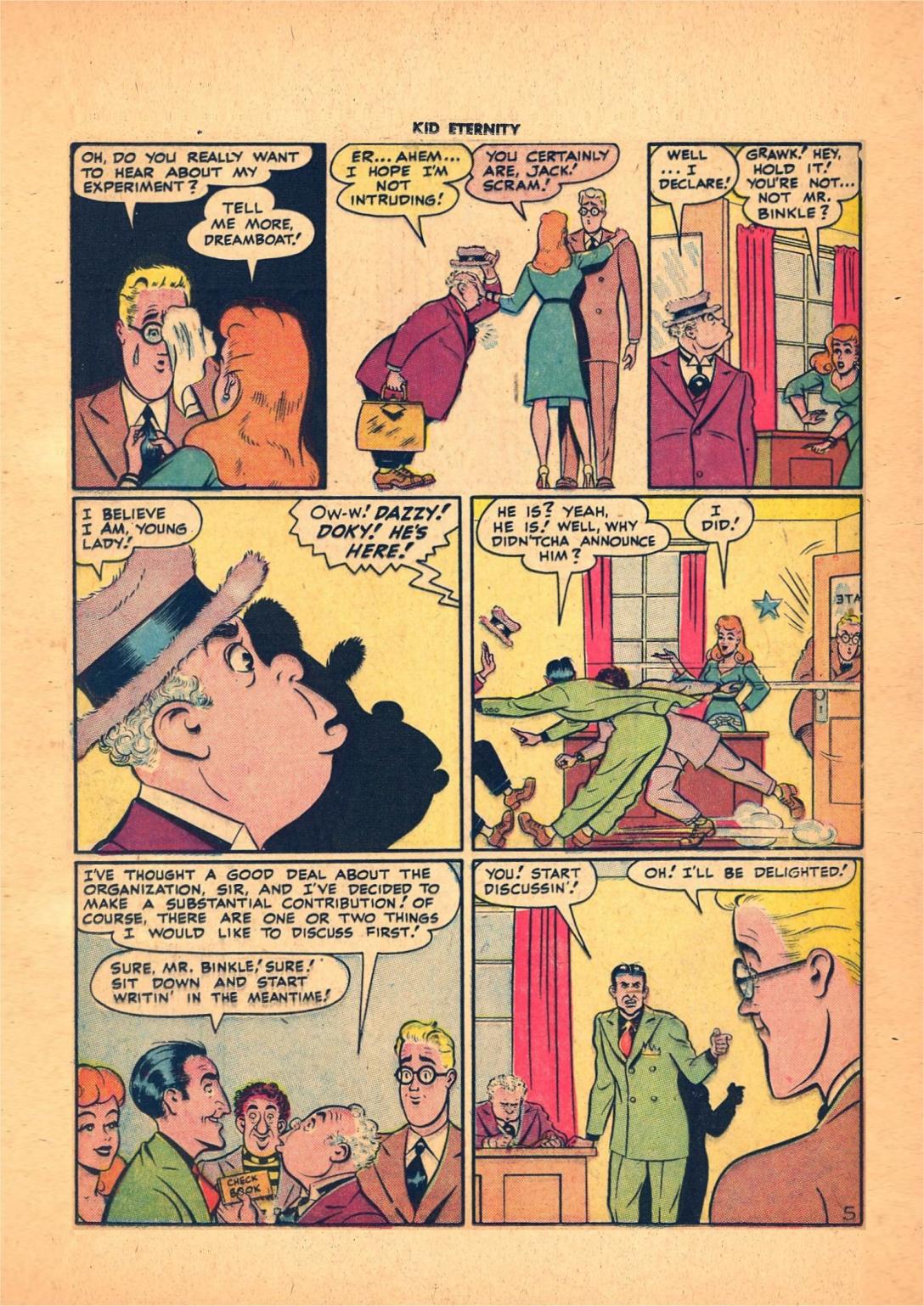 Read online Kid Eternity (1946) comic -  Issue #7 - 30