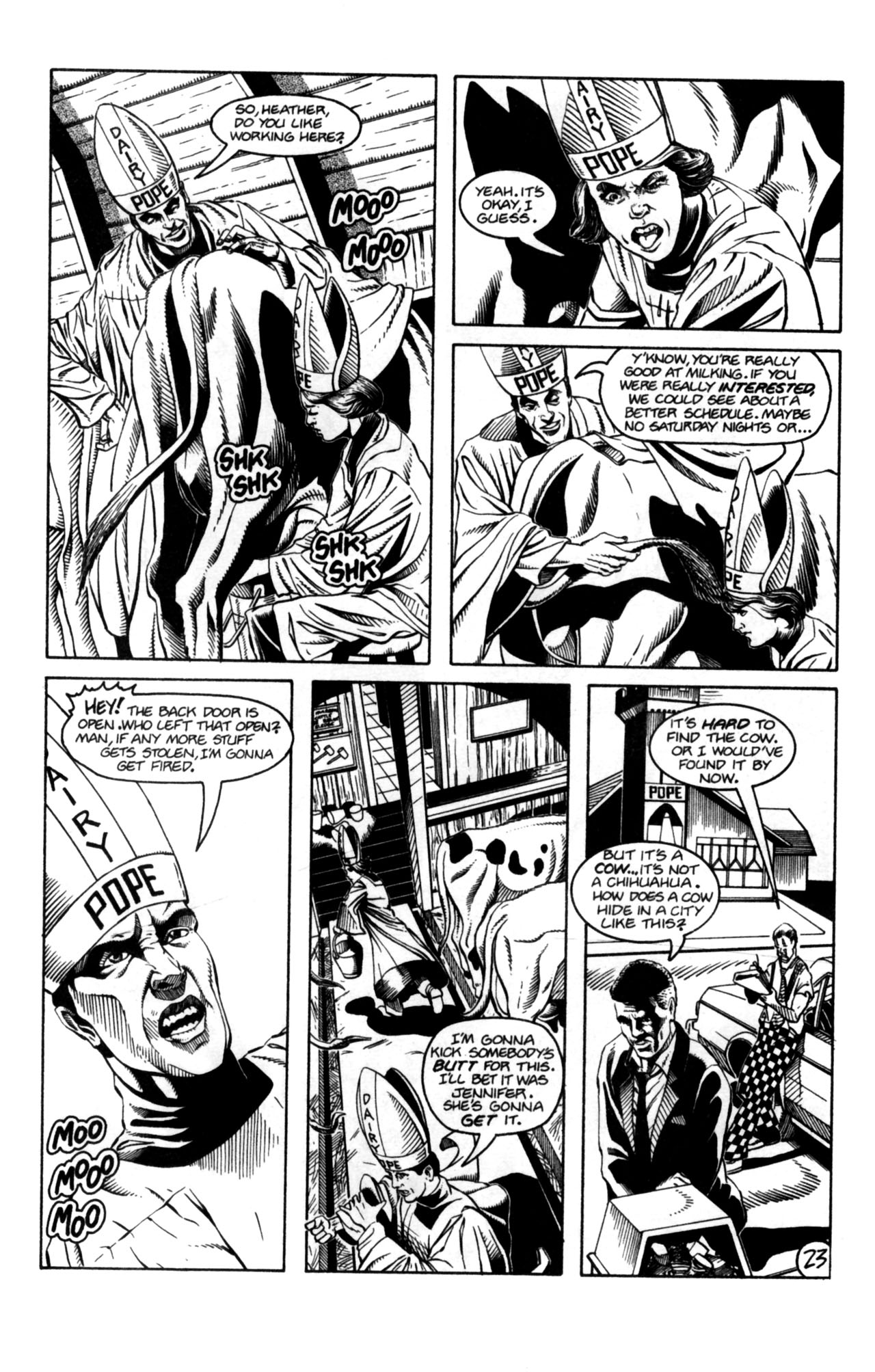 Read online Man-Eating Cow comic -  Issue #1 - 25