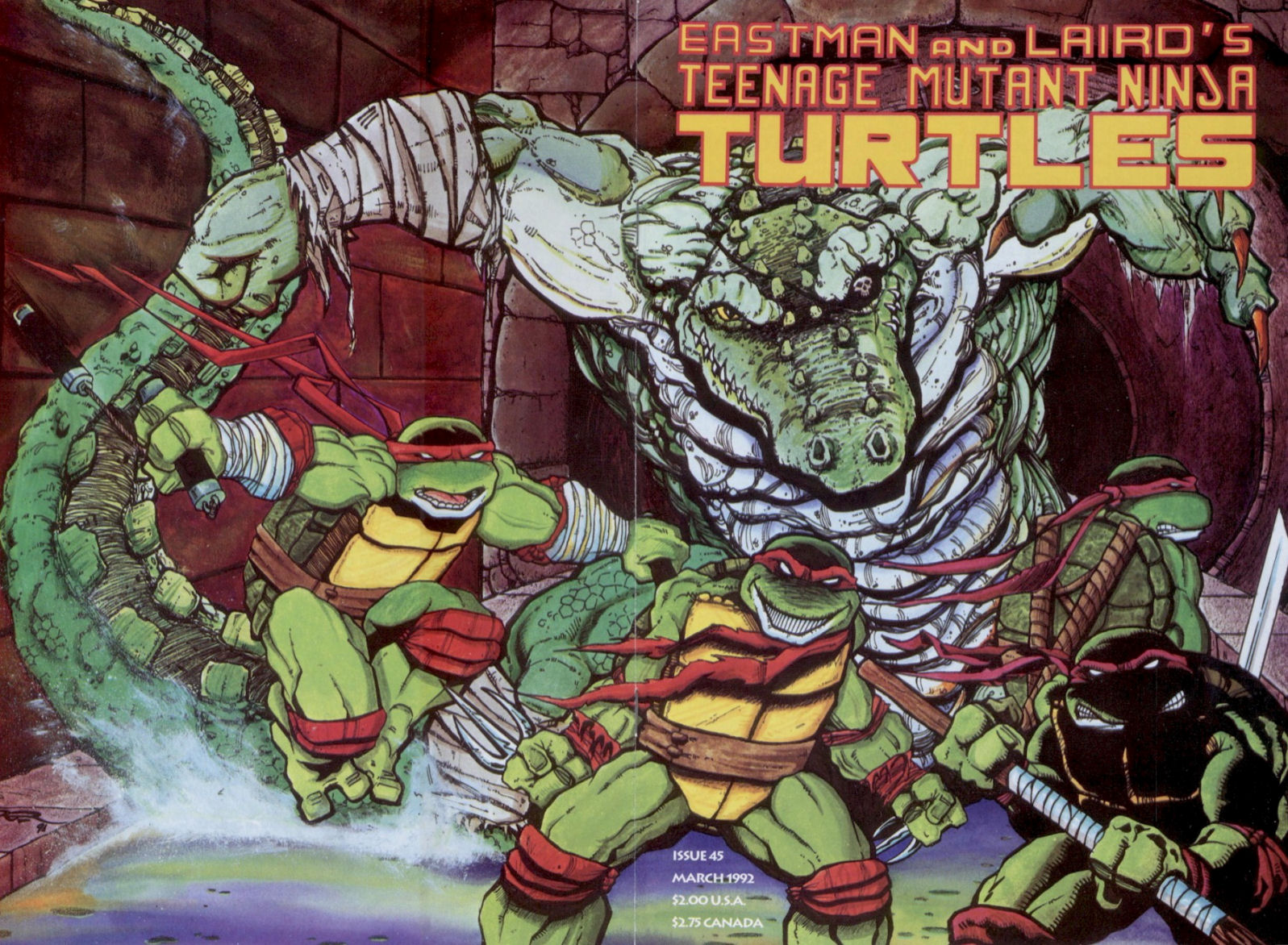 Read online Teenage Mutant Ninja Turtles (1984) comic -  Issue #45 - 1