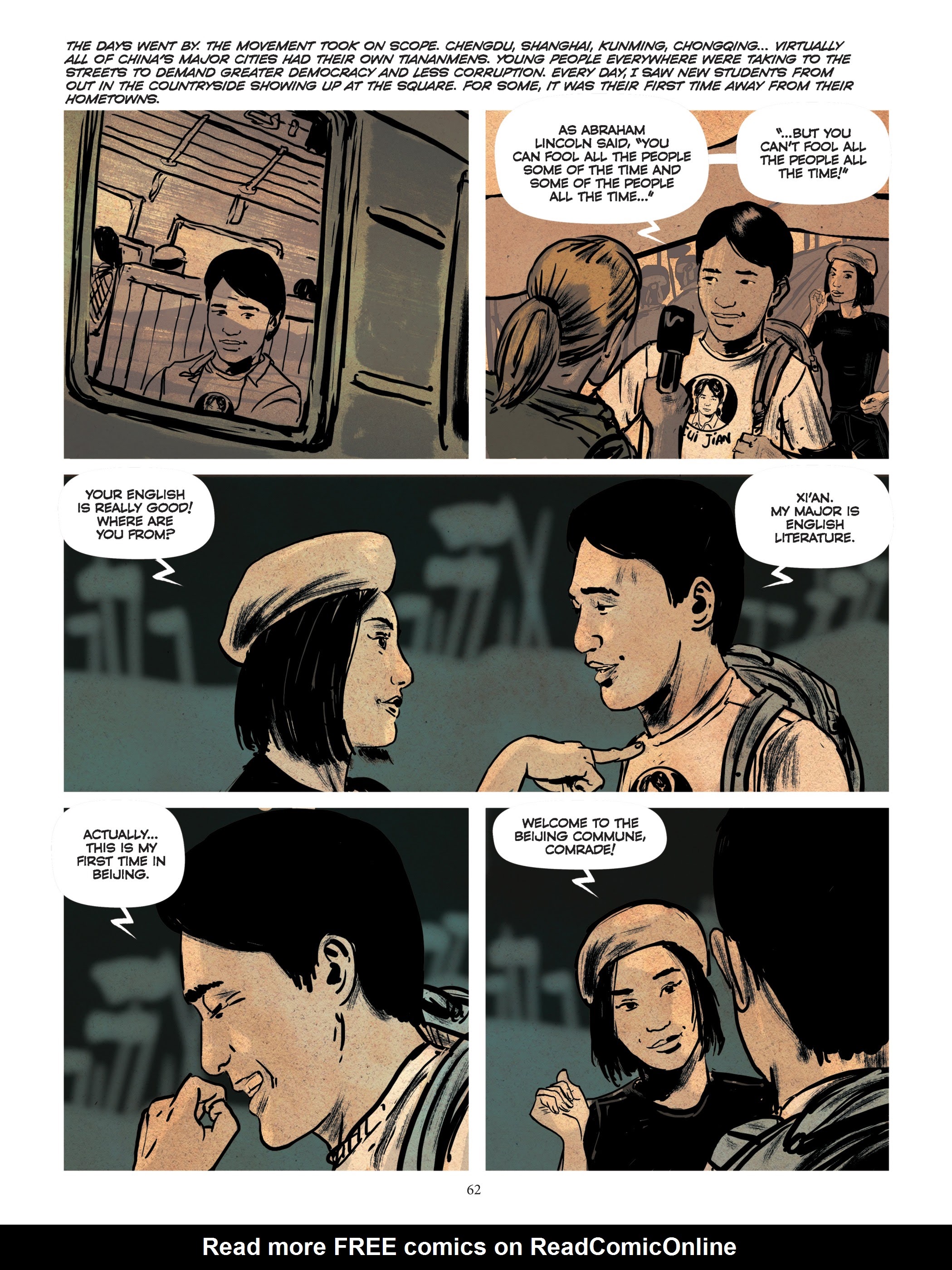 Read online Tiananmen 1989: Our Shattered Hopes comic -  Issue # TPB - 65