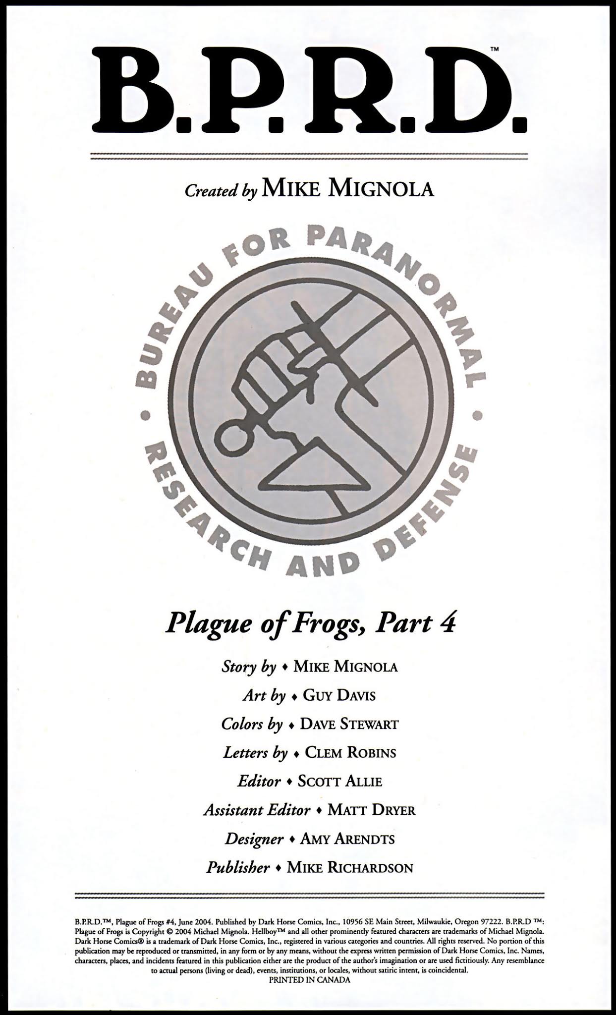 Read online B.P.R.D., Plague of Frogs comic -  Issue #4 - 2