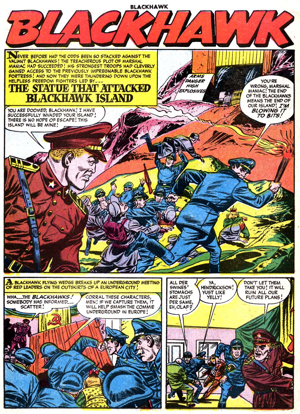 Read online Blackhawk (1957) comic -  Issue #91 - 19