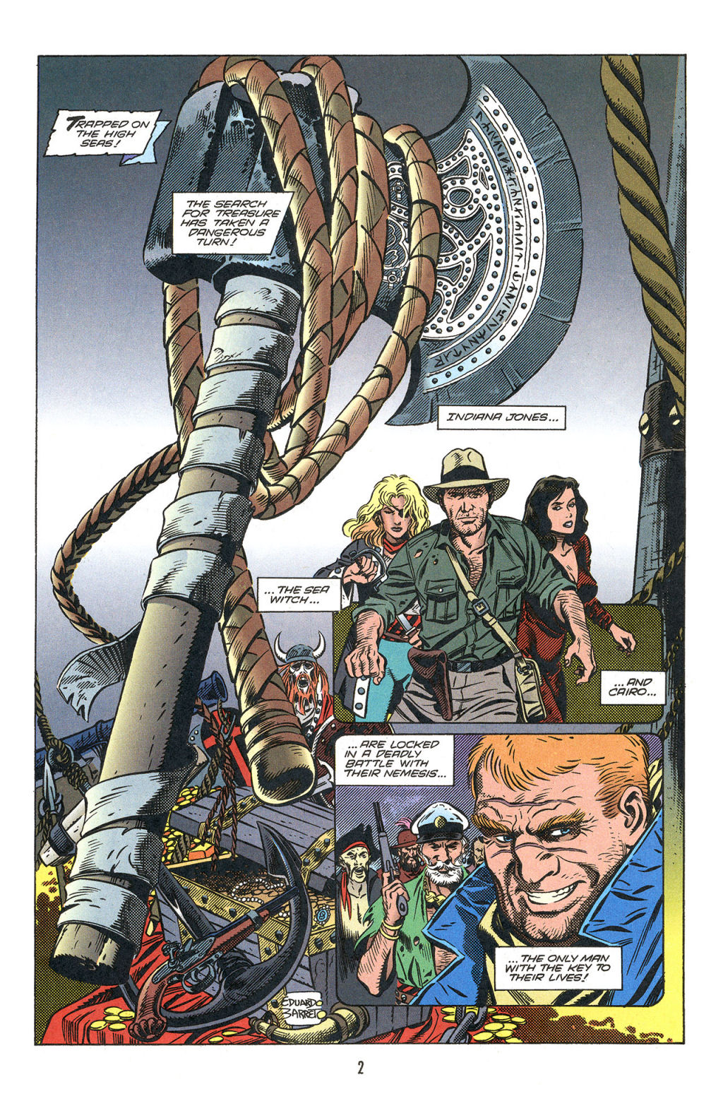 Read online Indiana Jones and the Sargasso Pirates comic -  Issue #4 - 4