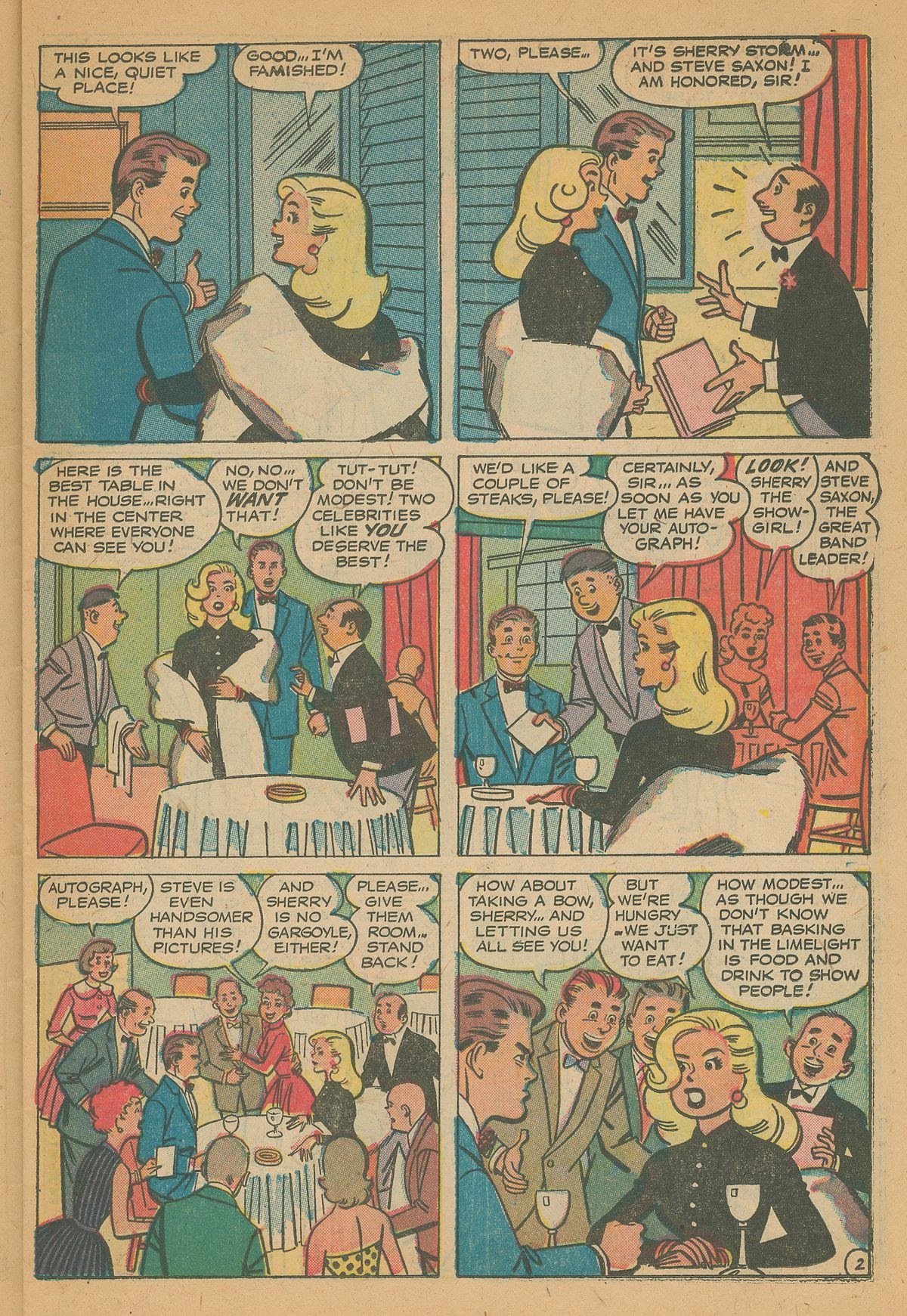 Read online Sherry the Showgirl (1957) comic -  Issue #5 - 11
