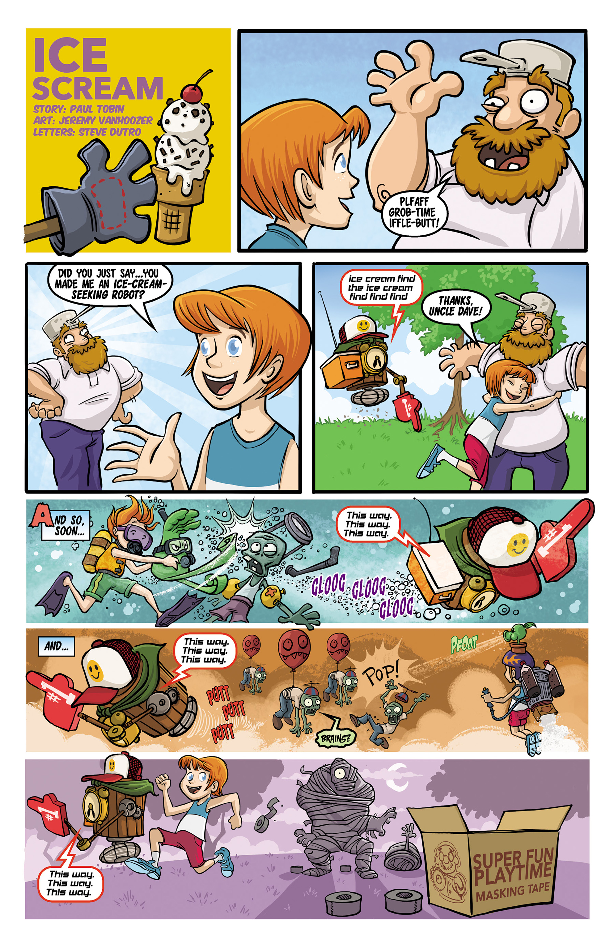 Read online Plants vs. Zombies: Boom Boom Mushroom comic -  Issue #12 - 25