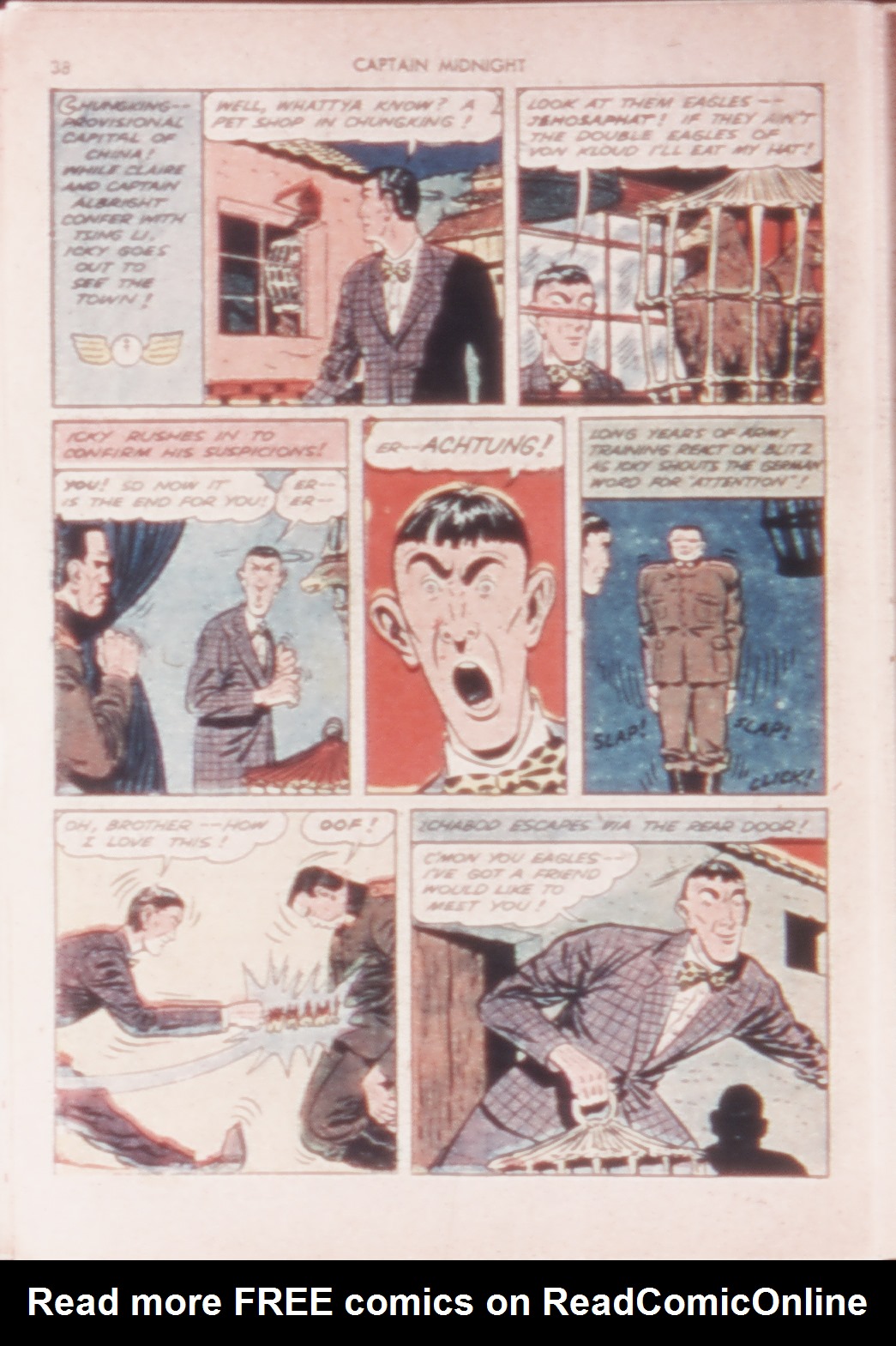 Read online Captain Midnight (1942) comic -  Issue #14 - 36