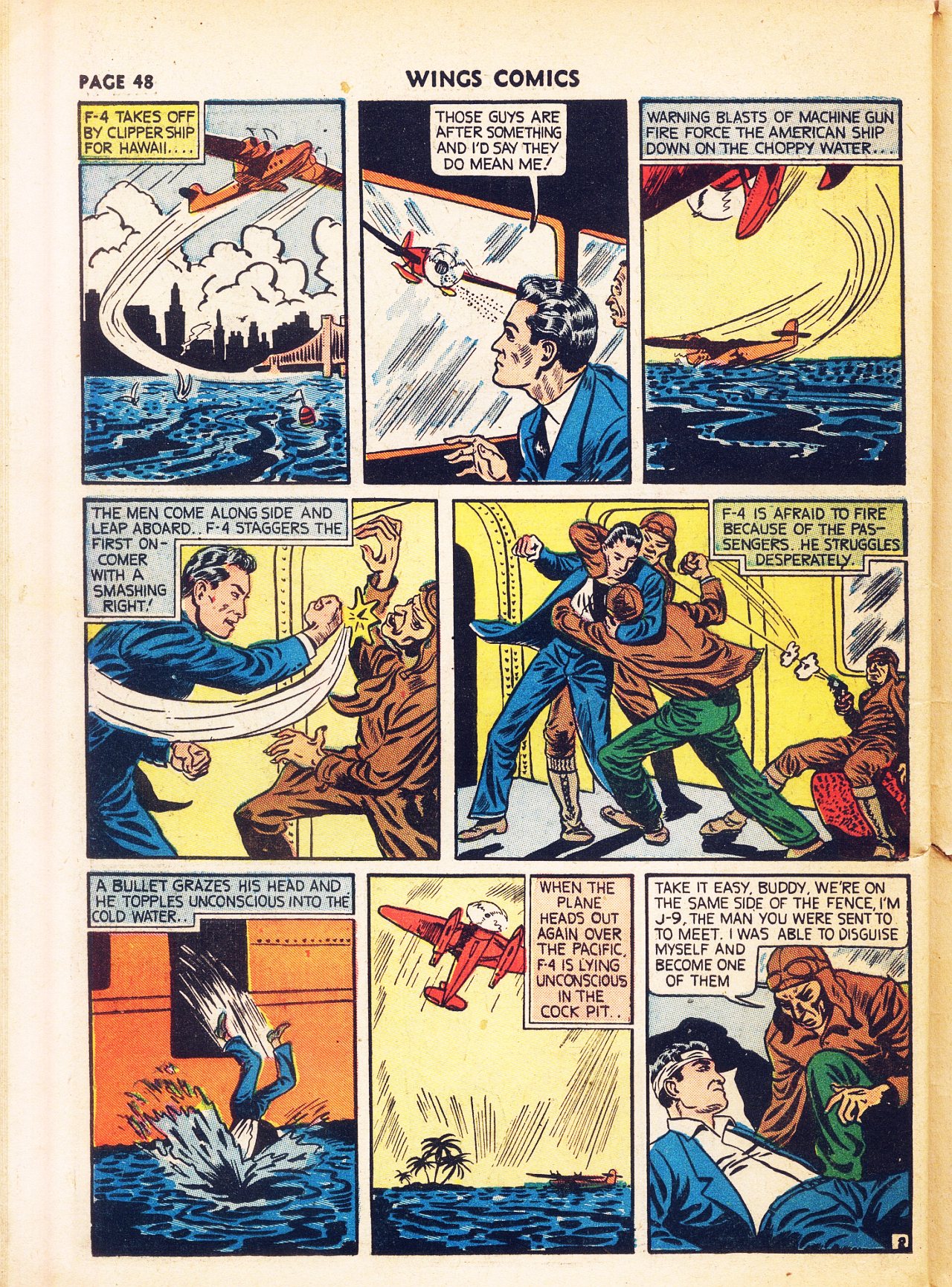 Read online Wings Comics comic -  Issue #8 - 50