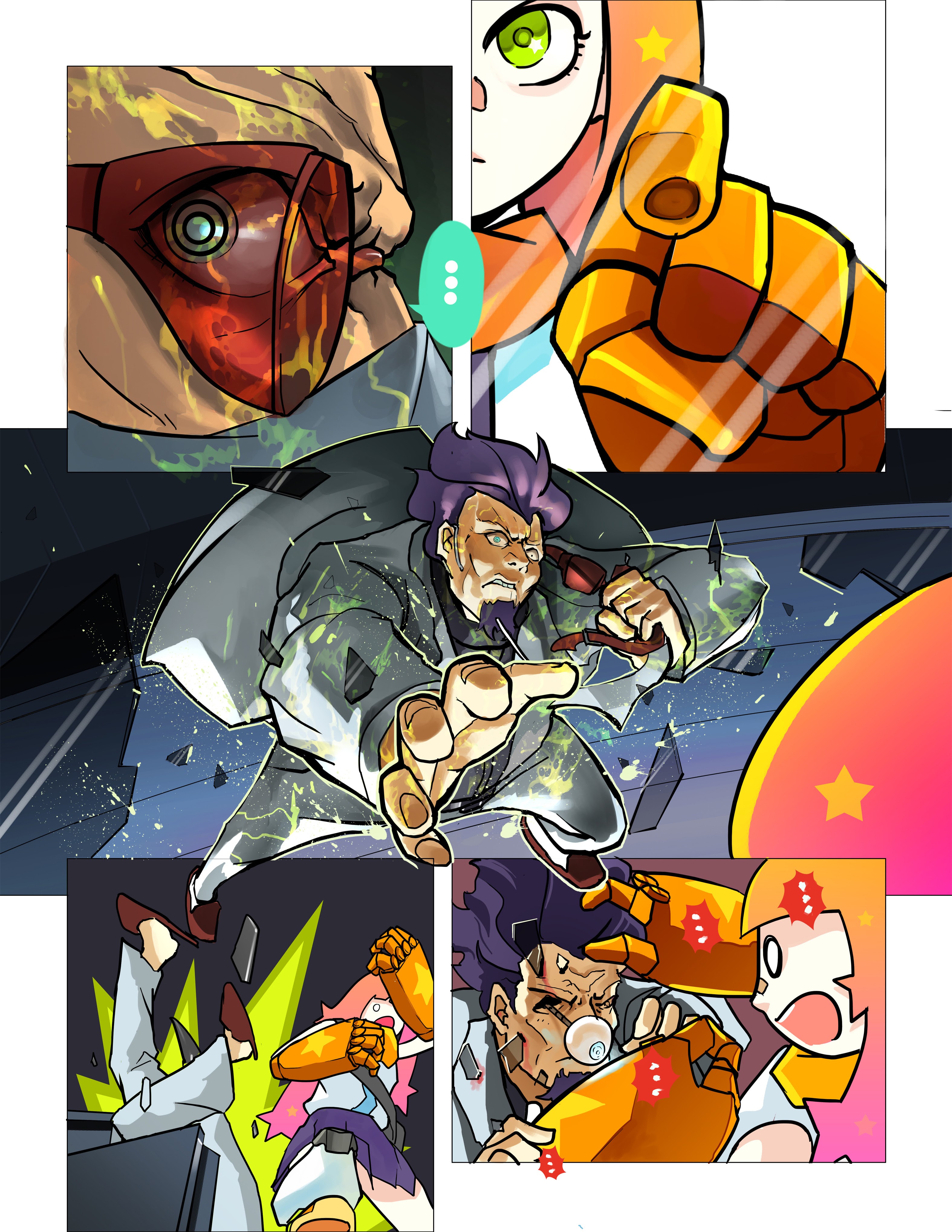 Read online Starpunch Girl comic -  Issue #5 - 7