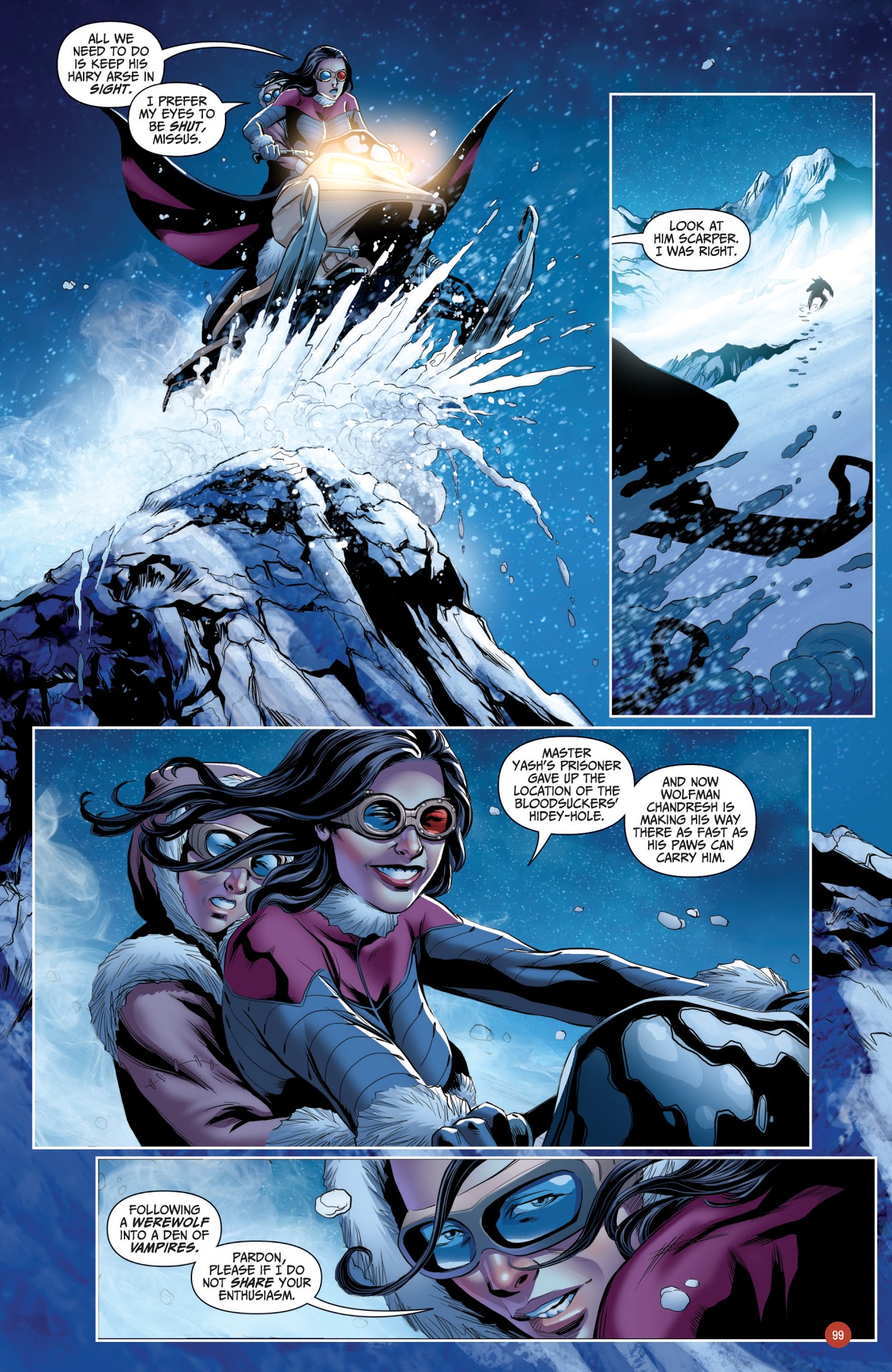 Read online Van Helsing vs. Werewolf comic -  Issue # _TPB 1 - 100