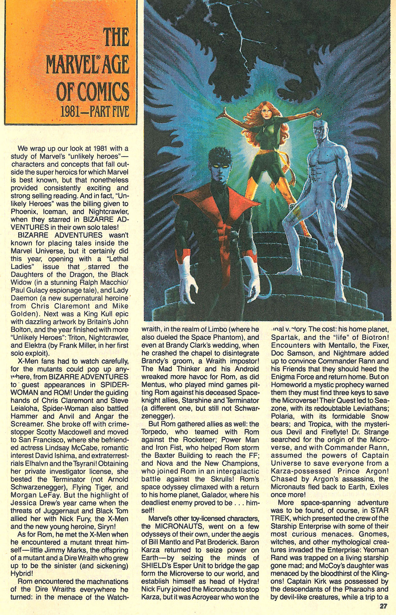 Read online Marvel Age comic -  Issue #90 - 27