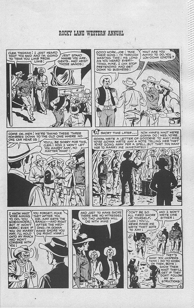 Read online Rocky Lane Western Annual comic -  Issue # Full - 9