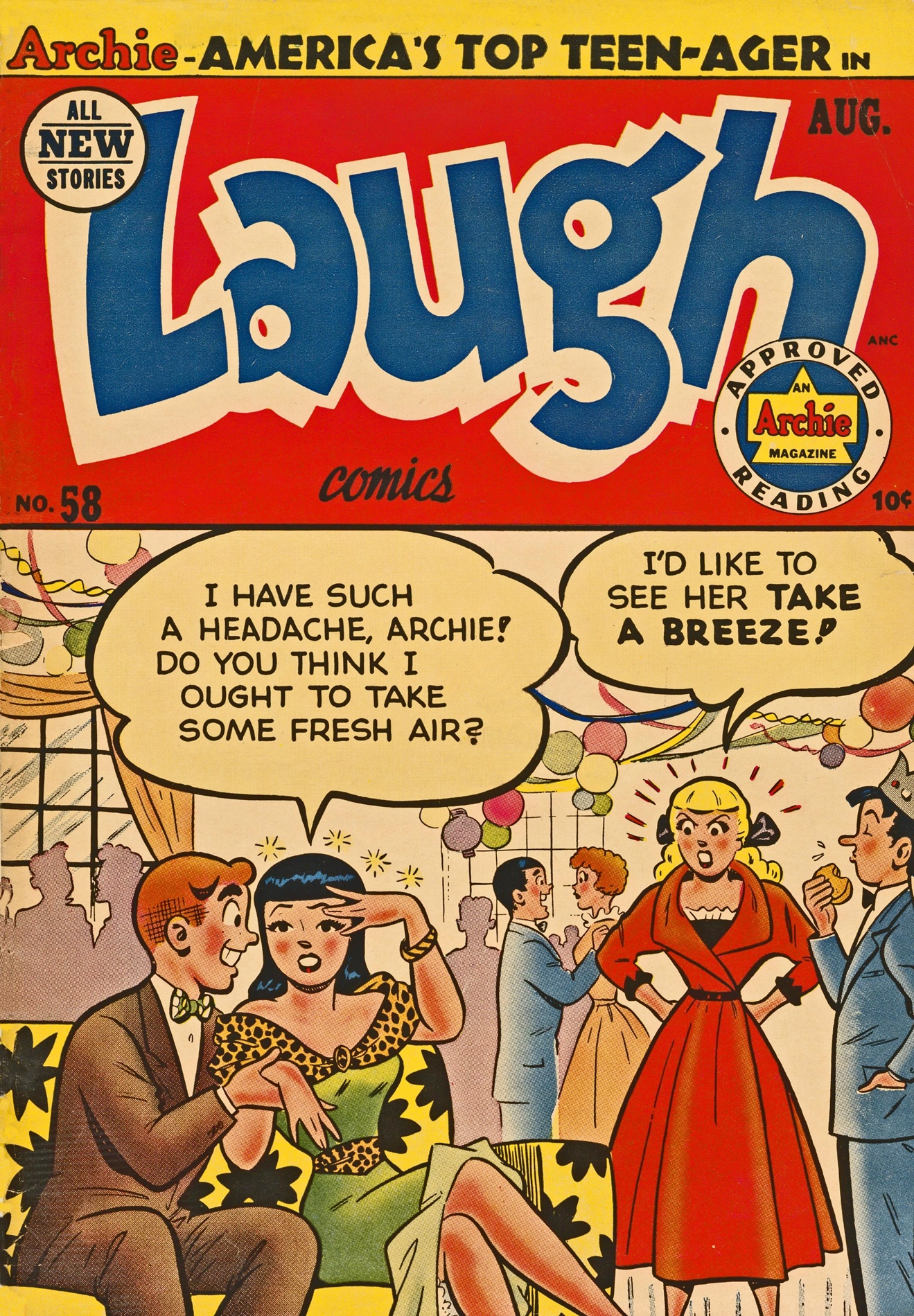 Read online Laugh (Comics) comic -  Issue #58 - 1