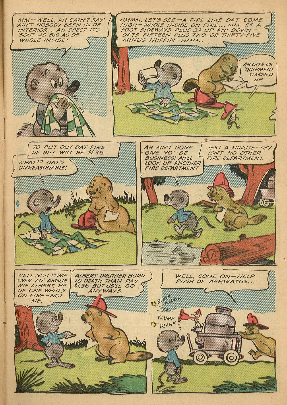 Read online Animal Comics comic -  Issue #24 - 7