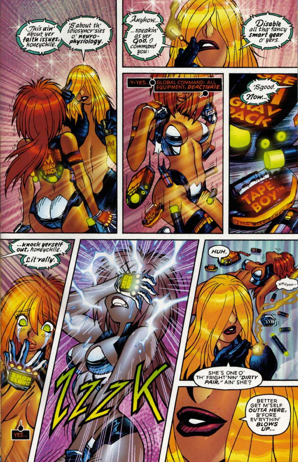 Read online Dirty Pair: Run From the Future comic -  Issue #3 - 23