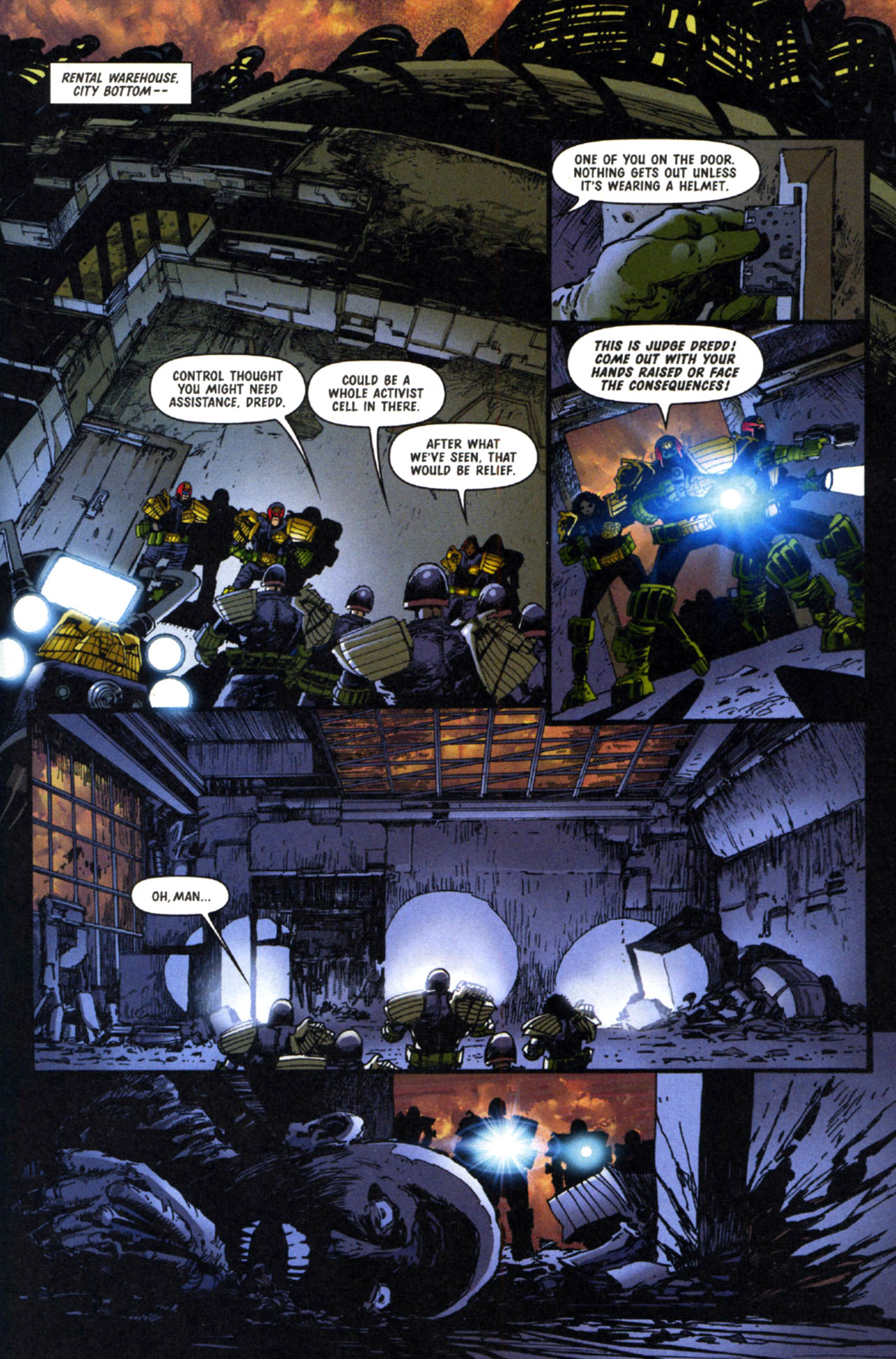 Read online Judge Dredd Vs. Aliens:  Incubus comic -  Issue #1 - 18
