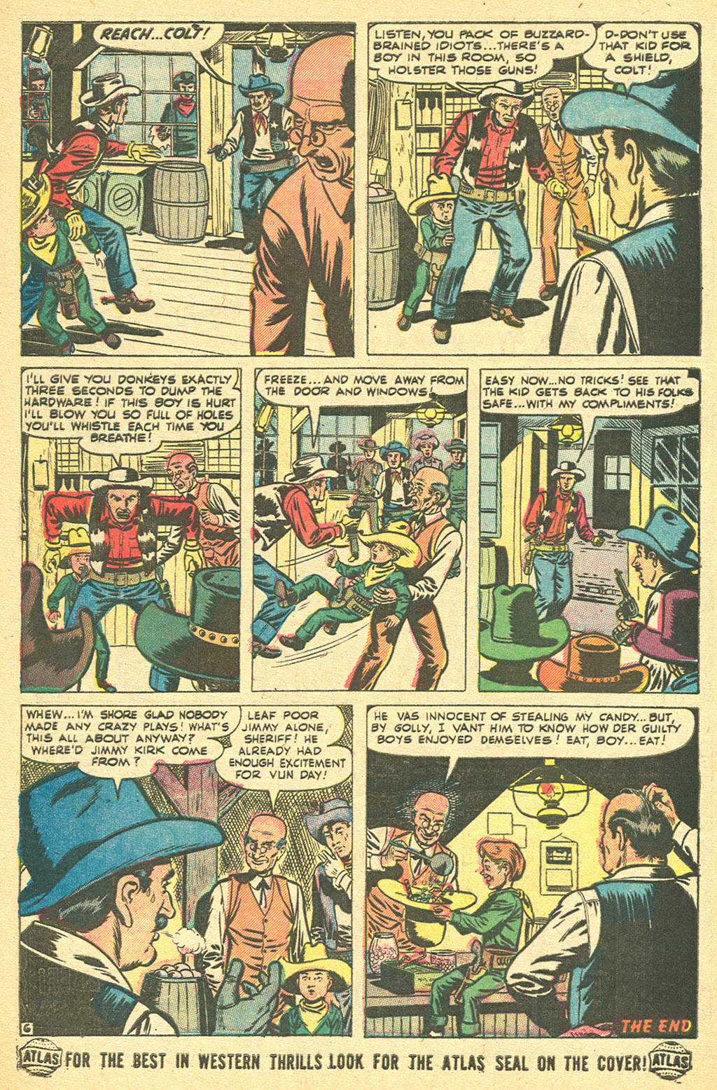 Read online Kid Colt Outlaw comic -  Issue #31 - 32