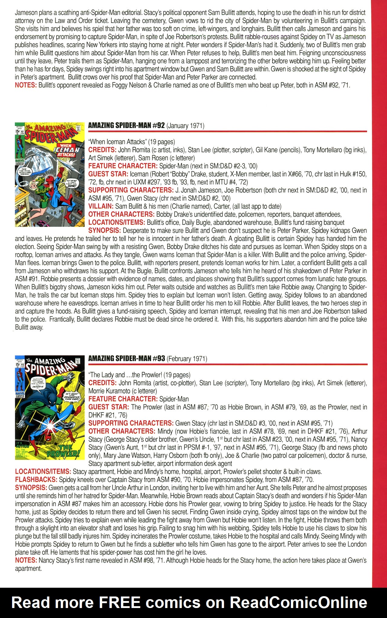 Read online Official Index to the Marvel Universe comic -  Issue #2 - 19