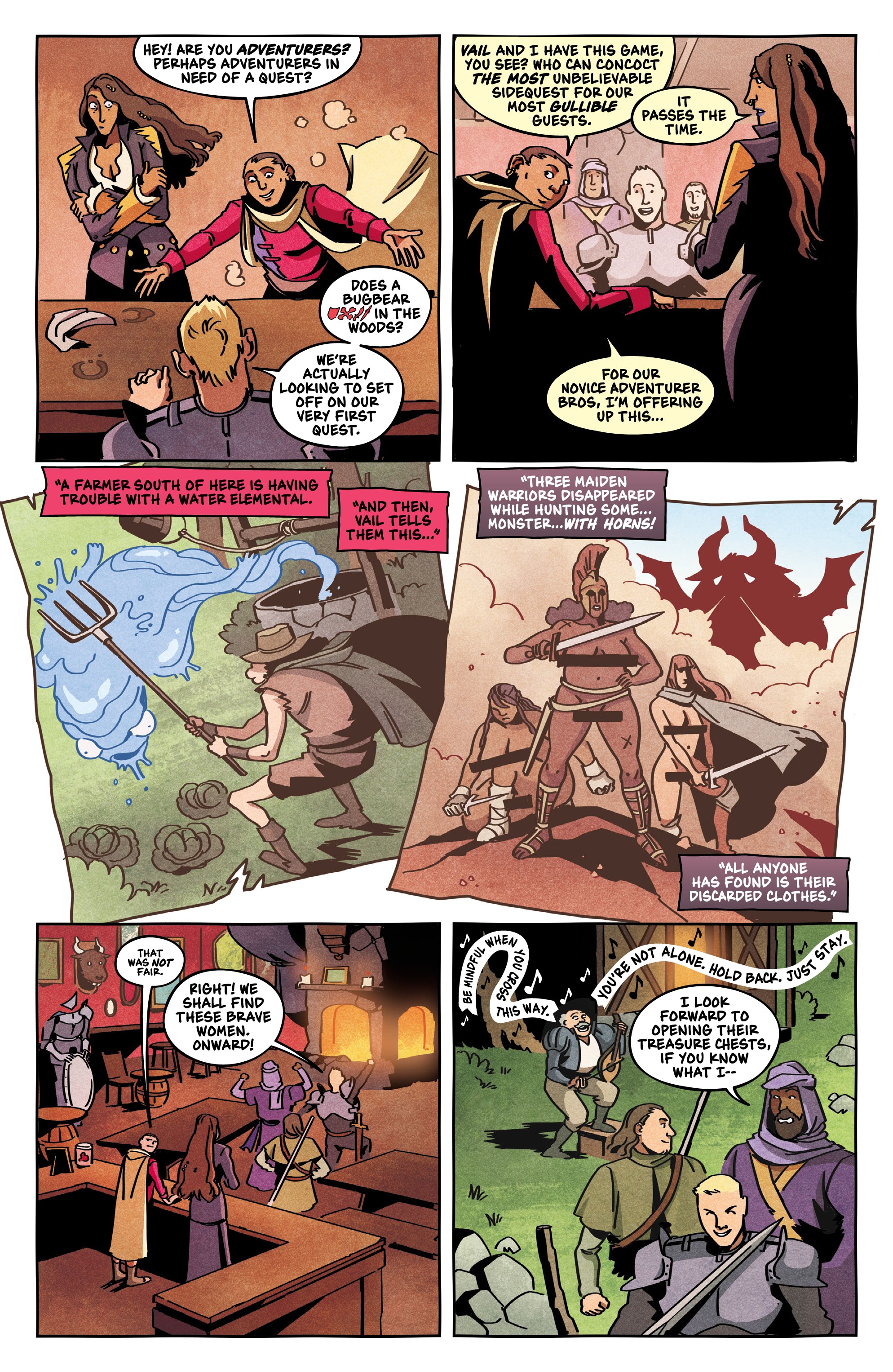 Read online Quests Aside comic -  Issue #1 - 6