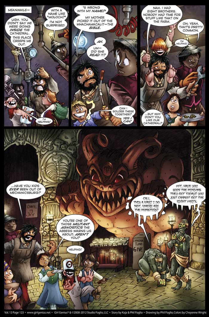 Read online Girl Genius (2002) comic -  Issue #12 - 124