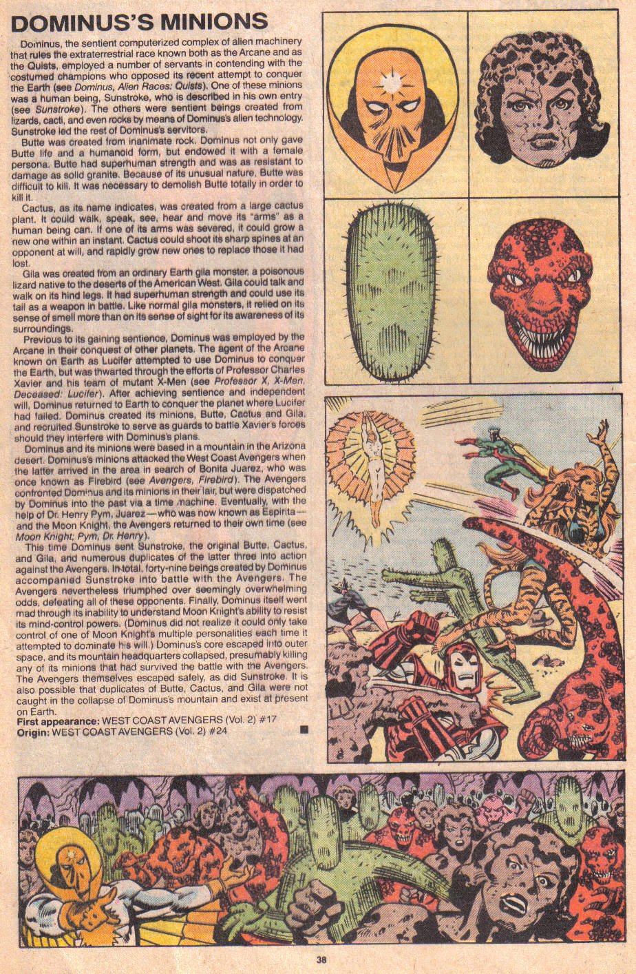 Read online The Official Handbook of the Marvel Universe: Update '89 comic -  Issue #2 - 40