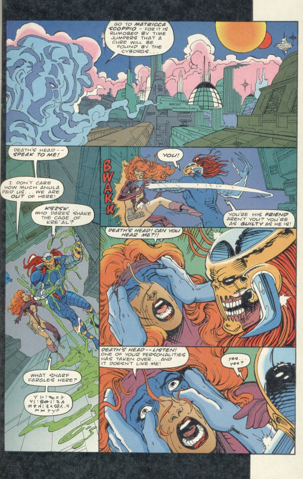 Read online Death's Head II & The Origin of Die Cut comic -  Issue #1 - 8