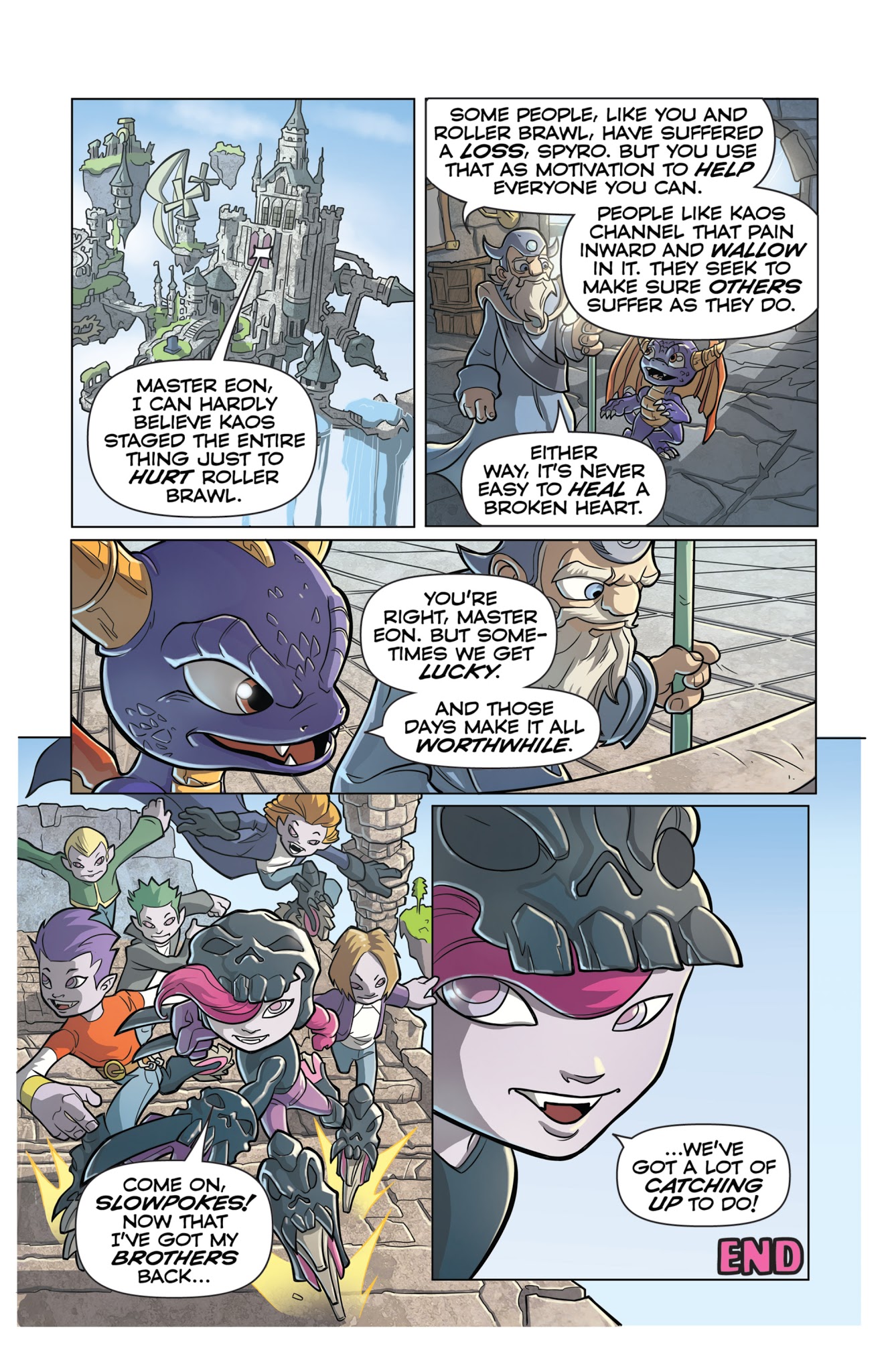 Read online Skylanders Quarterly-Spyro & Friends: Biting Back comic -  Issue # Full - 33