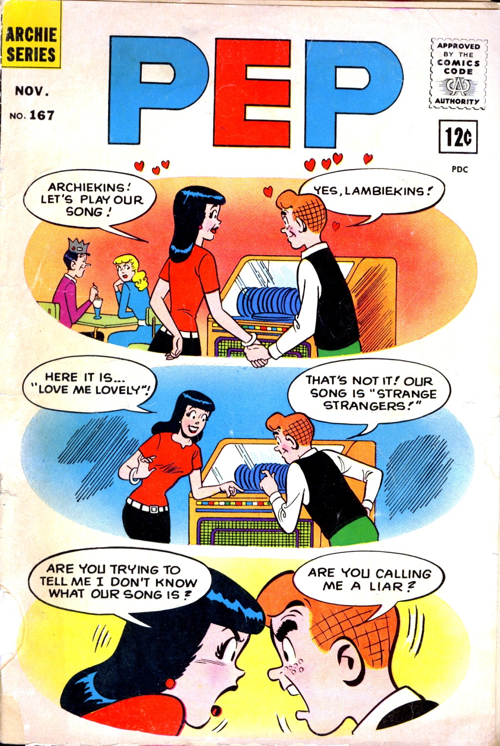 Read online Pep Comics comic -  Issue #167 - 1