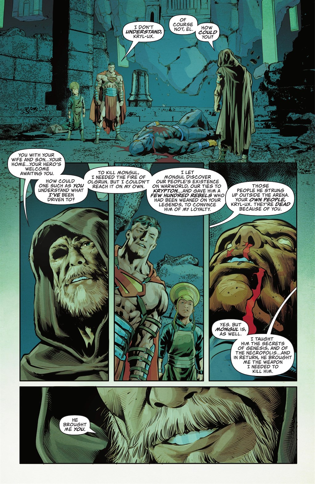 Read online Superman: Action Comics: Warworld Revolution comic -  Issue # TPB (Part 2) - 116