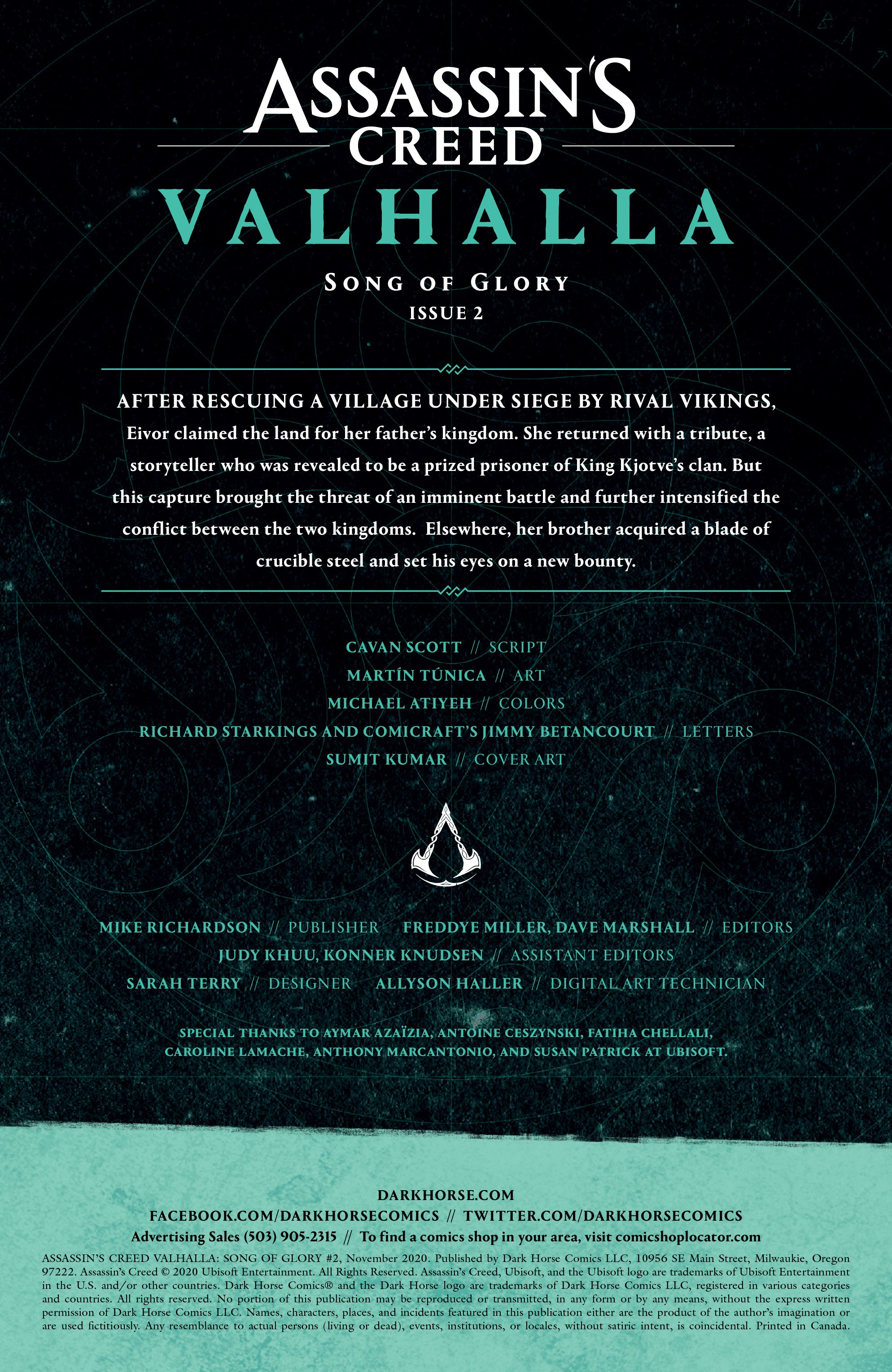 Read online Assassin's Creed Valhalla: Song of Glory comic -  Issue #2 - 2