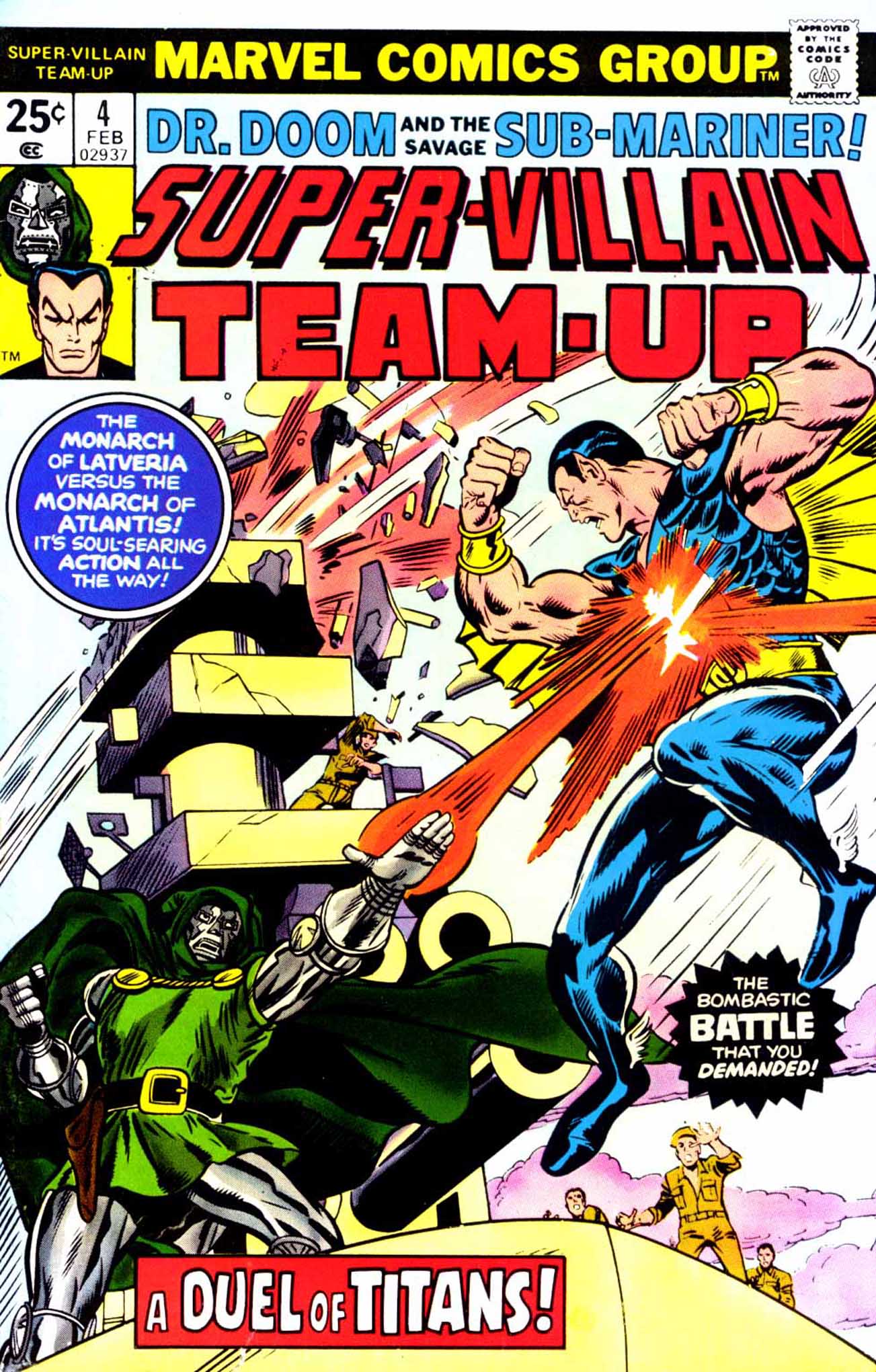 Read online Super-Villain Team-Up comic -  Issue #4 - 1
