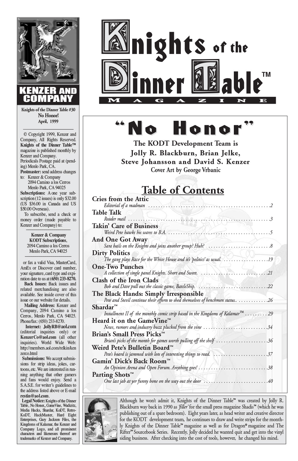 Read online Knights of the Dinner Table comic -  Issue #30 - 3