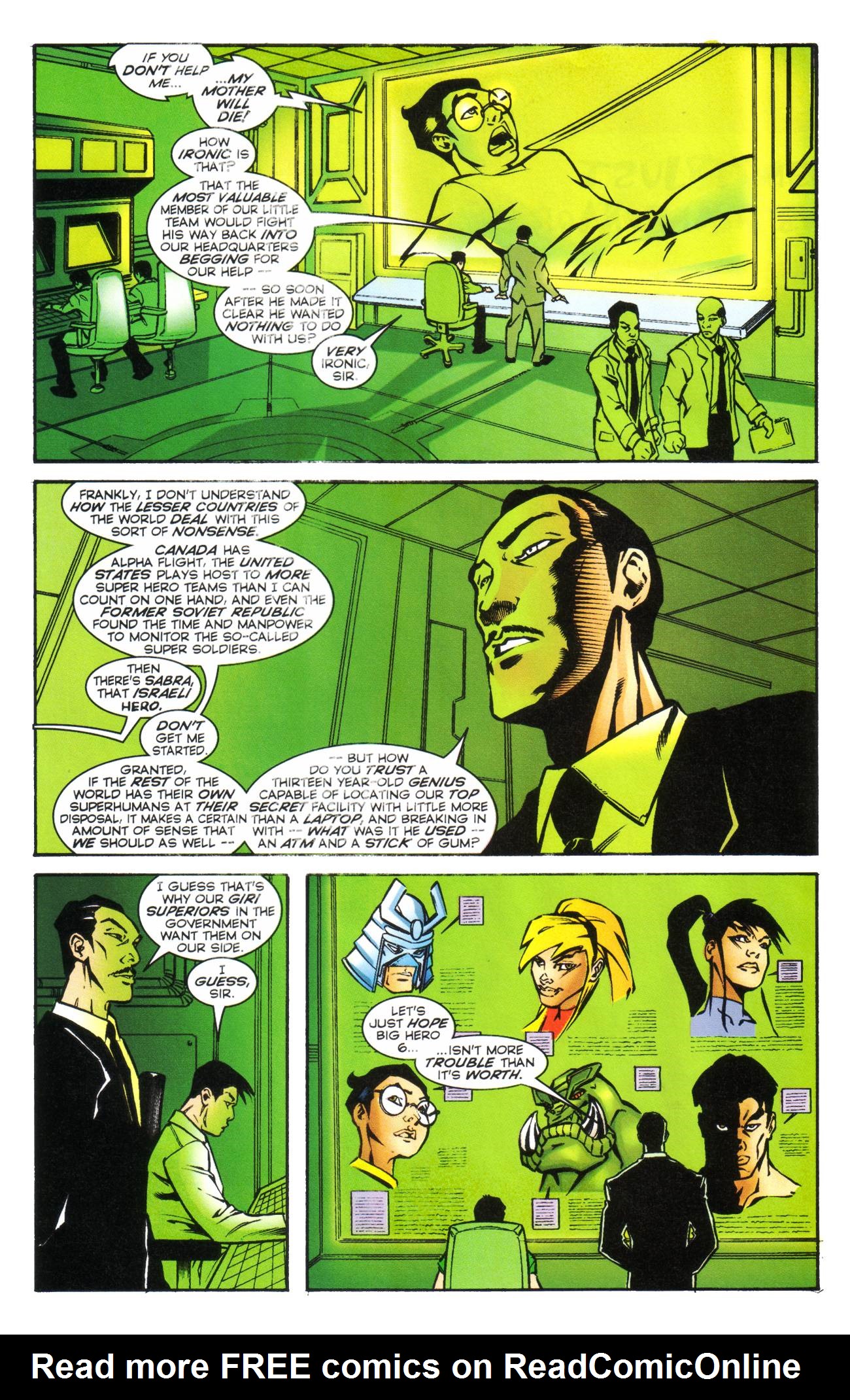 Read online Sunfire & Big Hero Six comic -  Issue #2 - 16