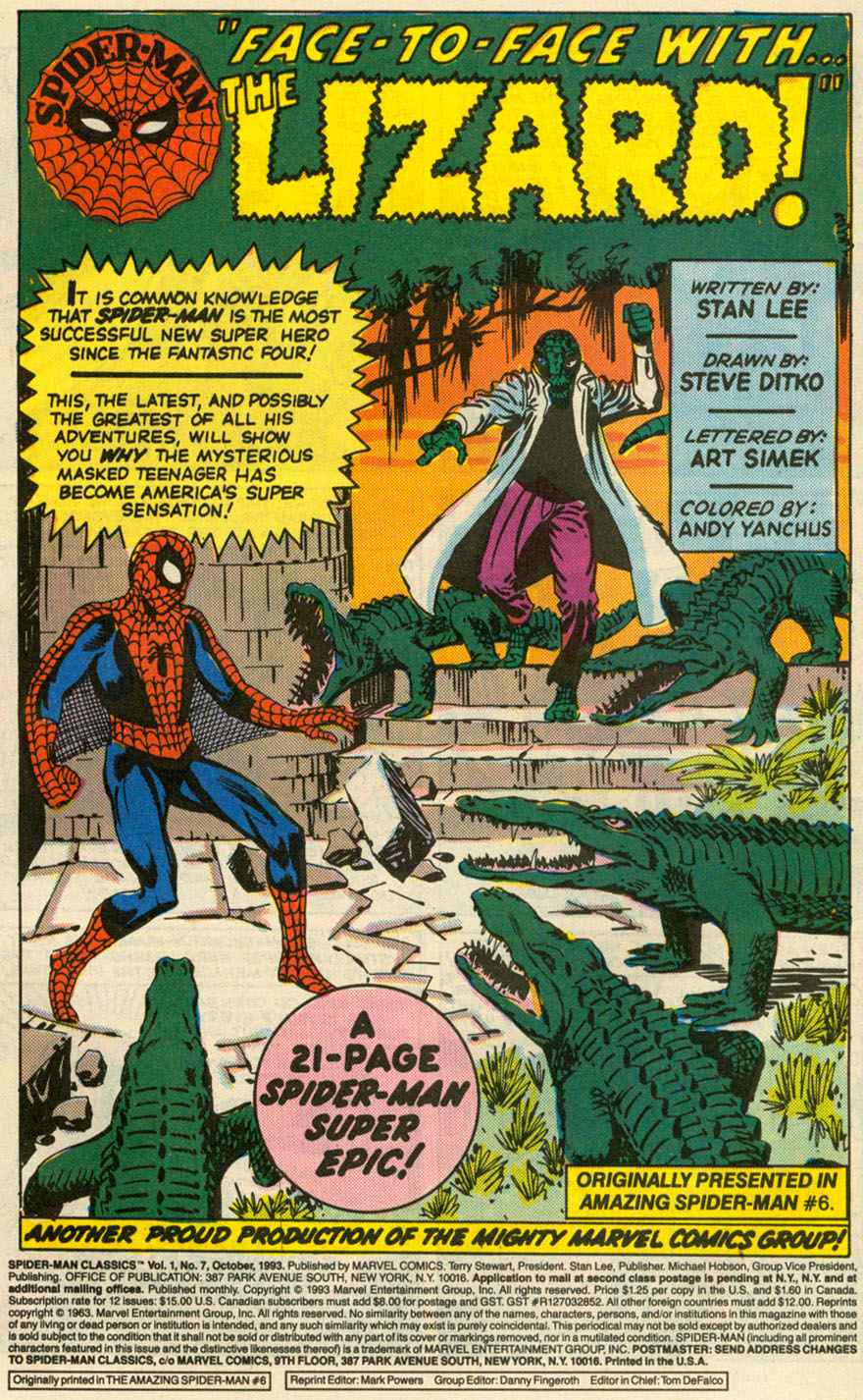 Read online Spider-Man Classics comic -  Issue #7 - 2