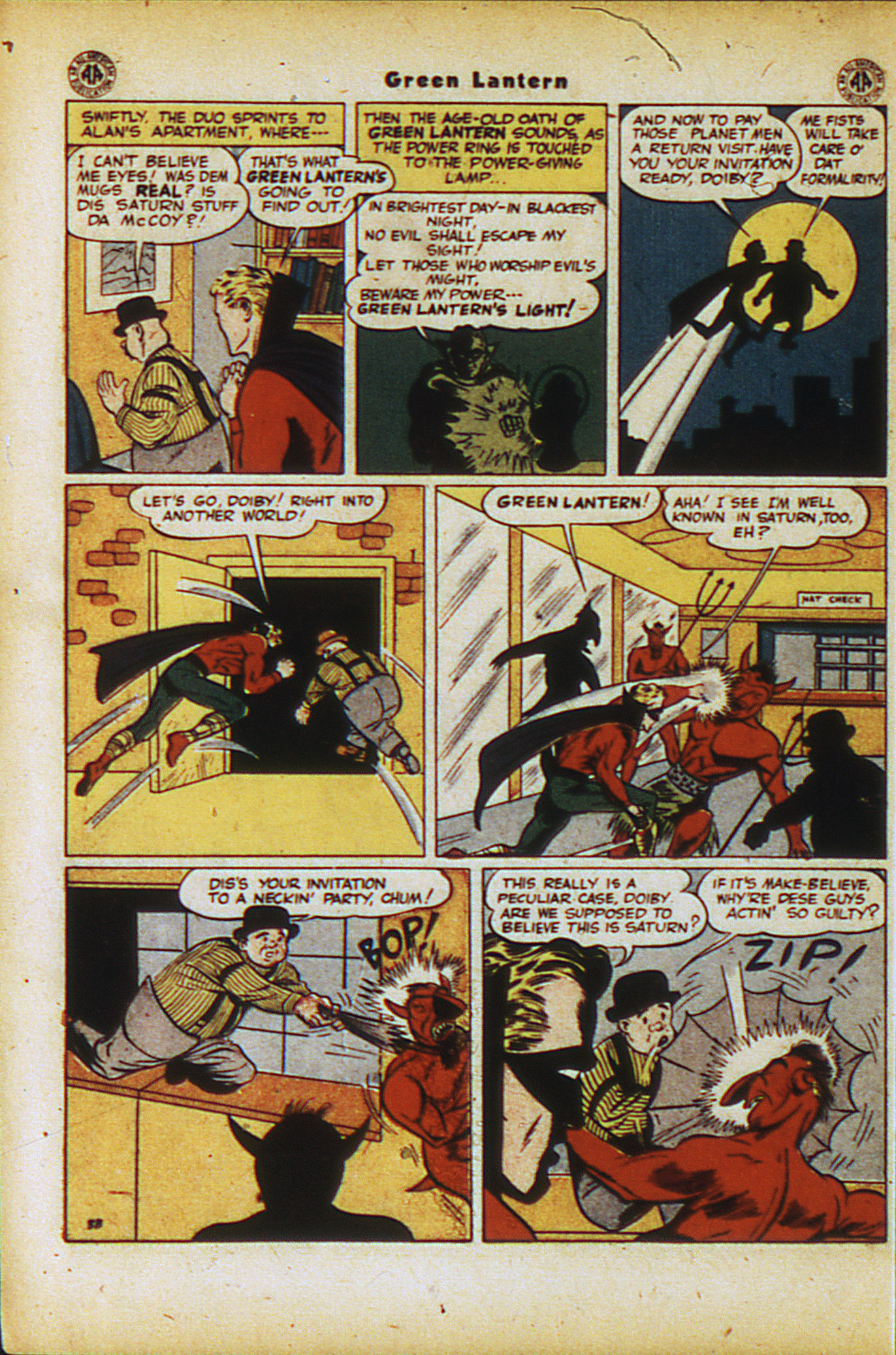 Read online Green Lantern (1941) comic -  Issue #17 - 21