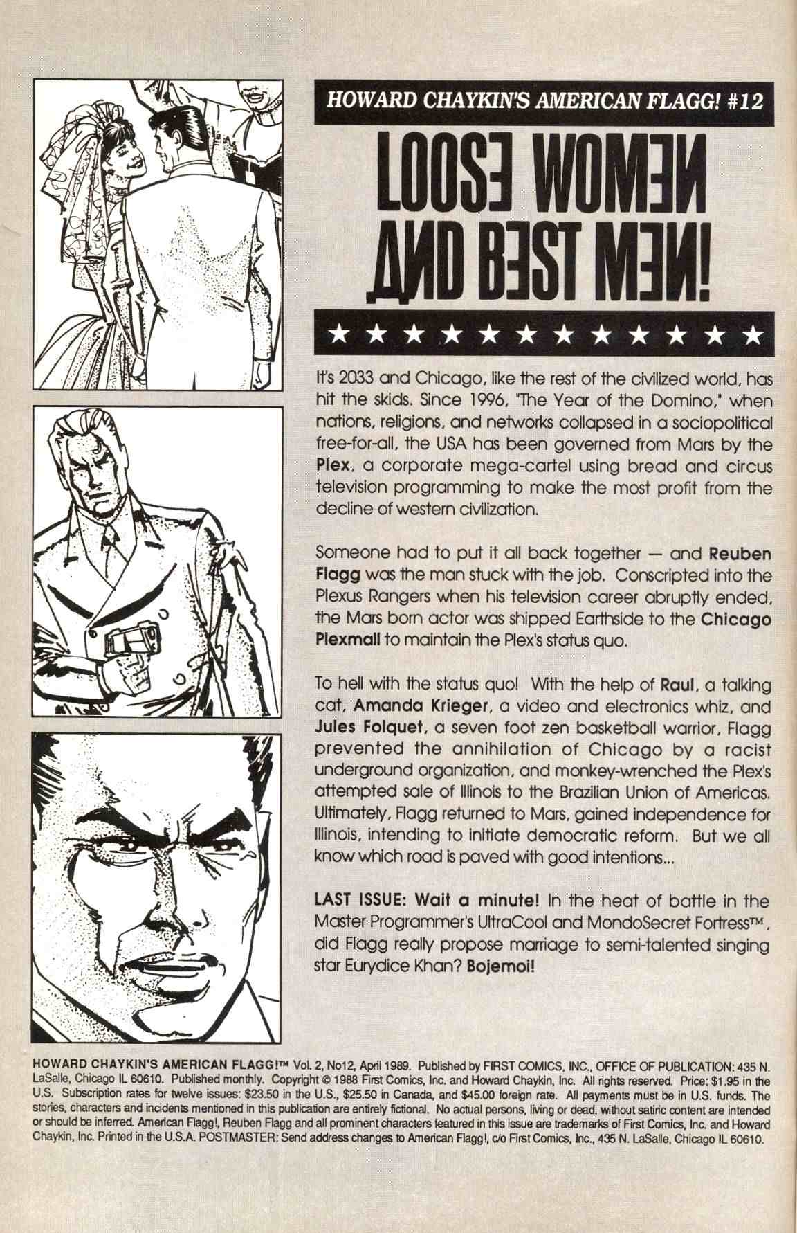 Read online Howard Chaykin's American Flagg comic -  Issue #12 - 2