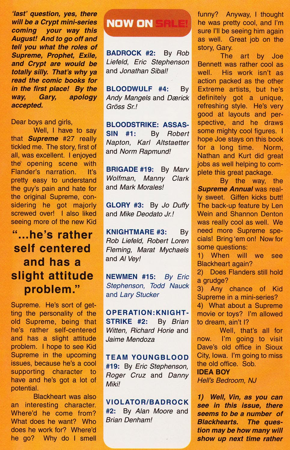 Read online Supreme (1992) comic -  Issue #28 - 26