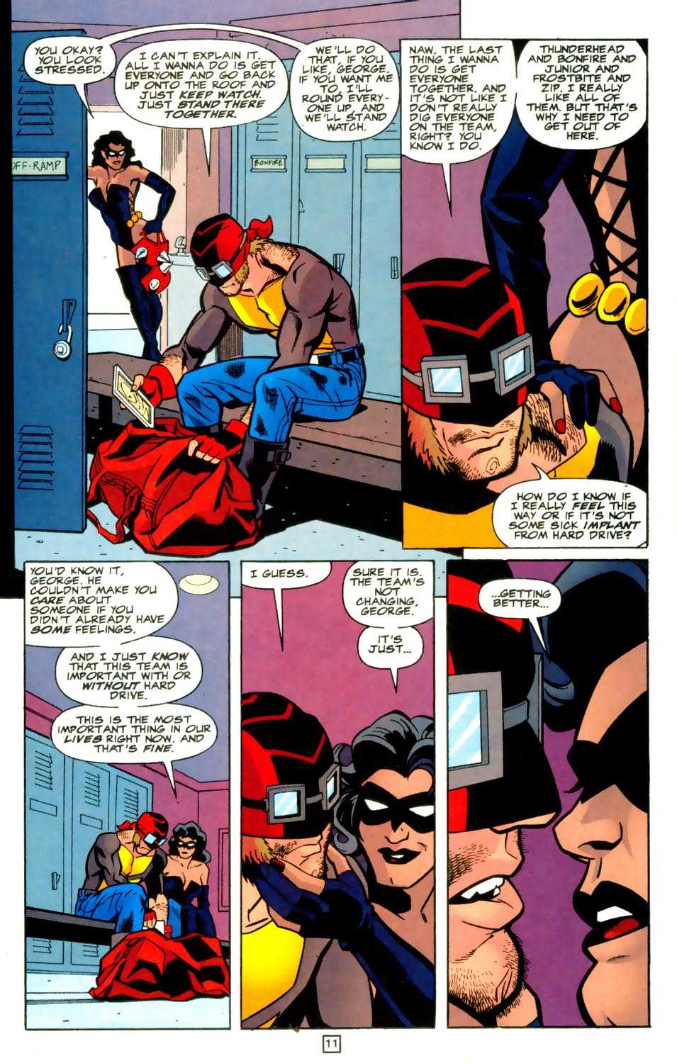 Read online Young Heroes in Love comic -  Issue #13 - 12